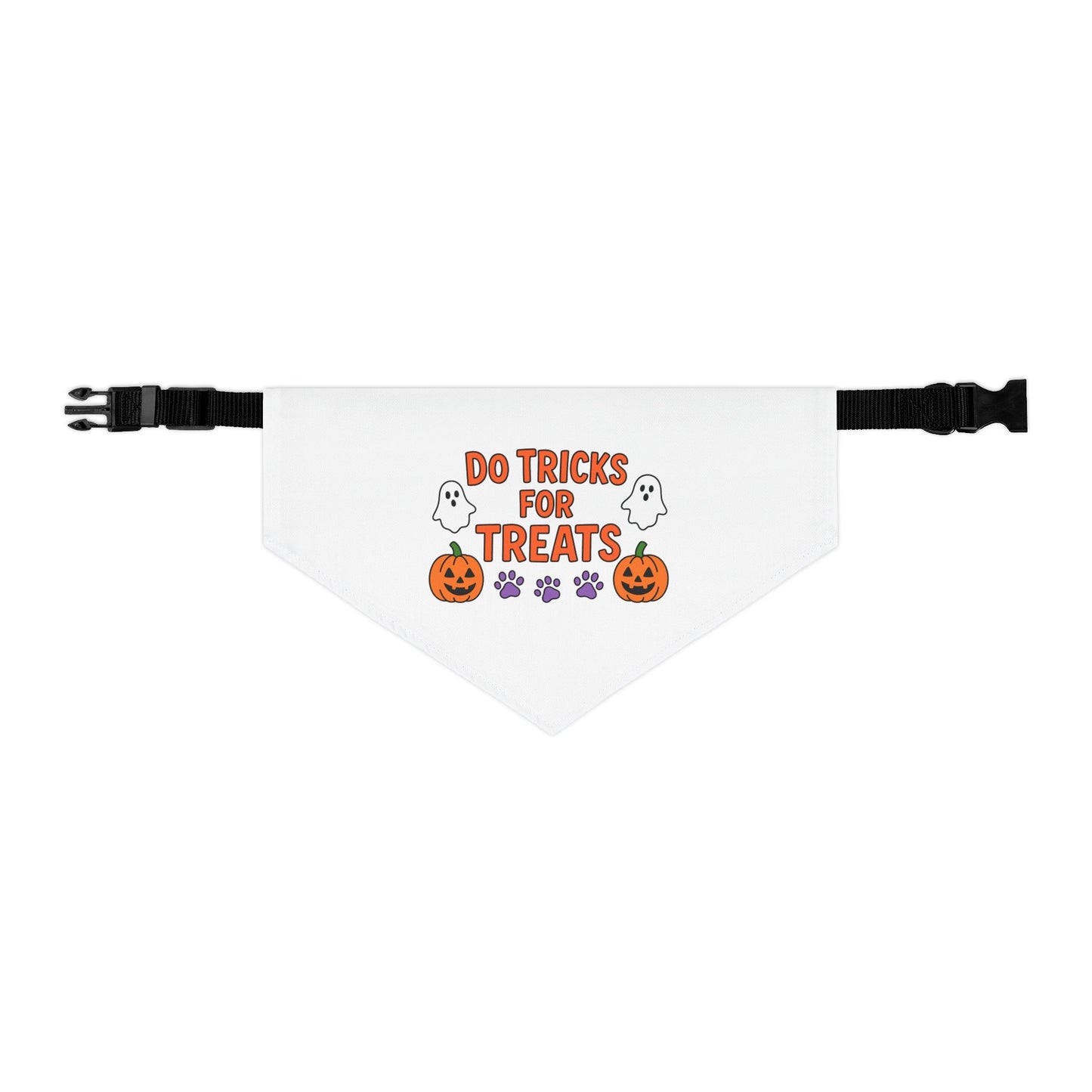 Halloween Pet Bandana, Dog Costume Accessory, Trick or Treat Bandana, Pet Halloween Apparel, Spooky Dog Outfit