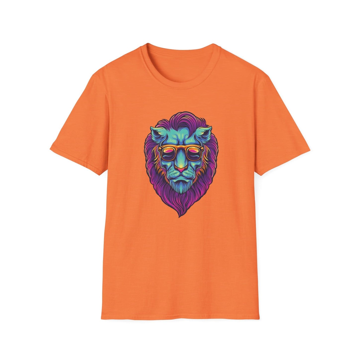 Lion Head with Sunglasses Psychedelic - Mleem