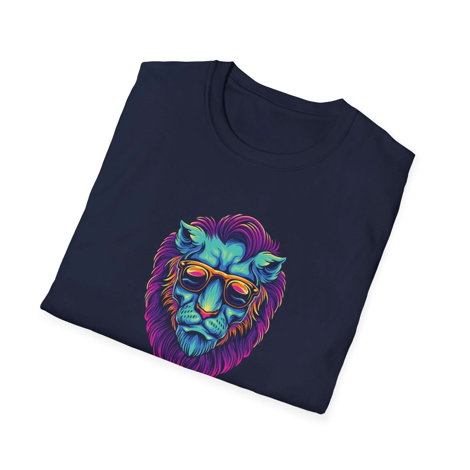 Lion Head with Sunglasses Psychedelic - Mleem