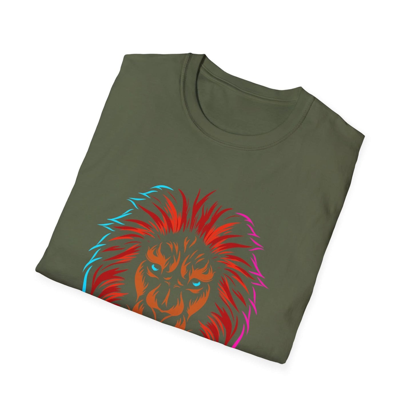 Lion Head Colorful - Mleem
