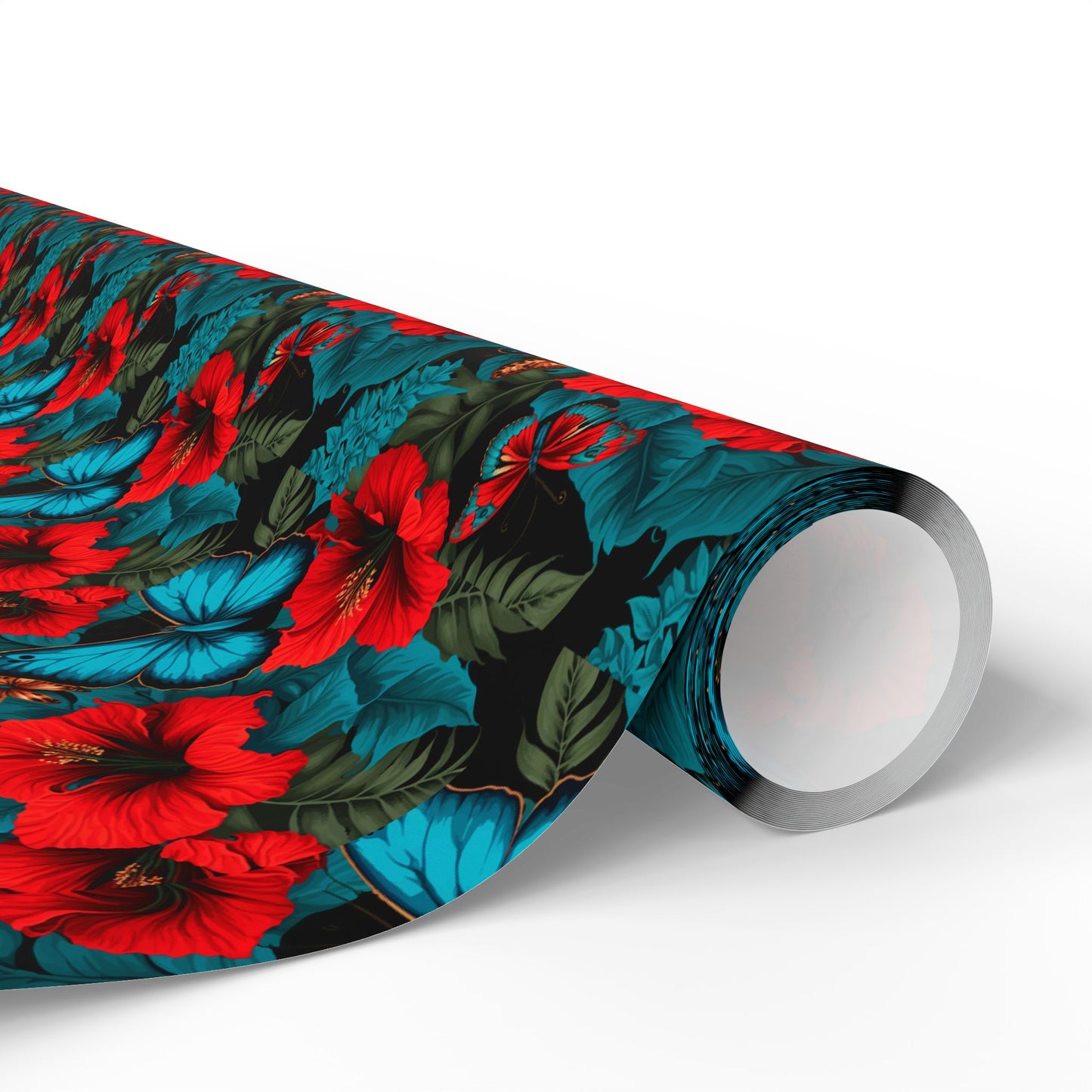 Vibrant Floral Wrapping Paper, Gift Wrap for Birthdays, Holidays, Celebrations, Unique Home Decor, Craft Projects