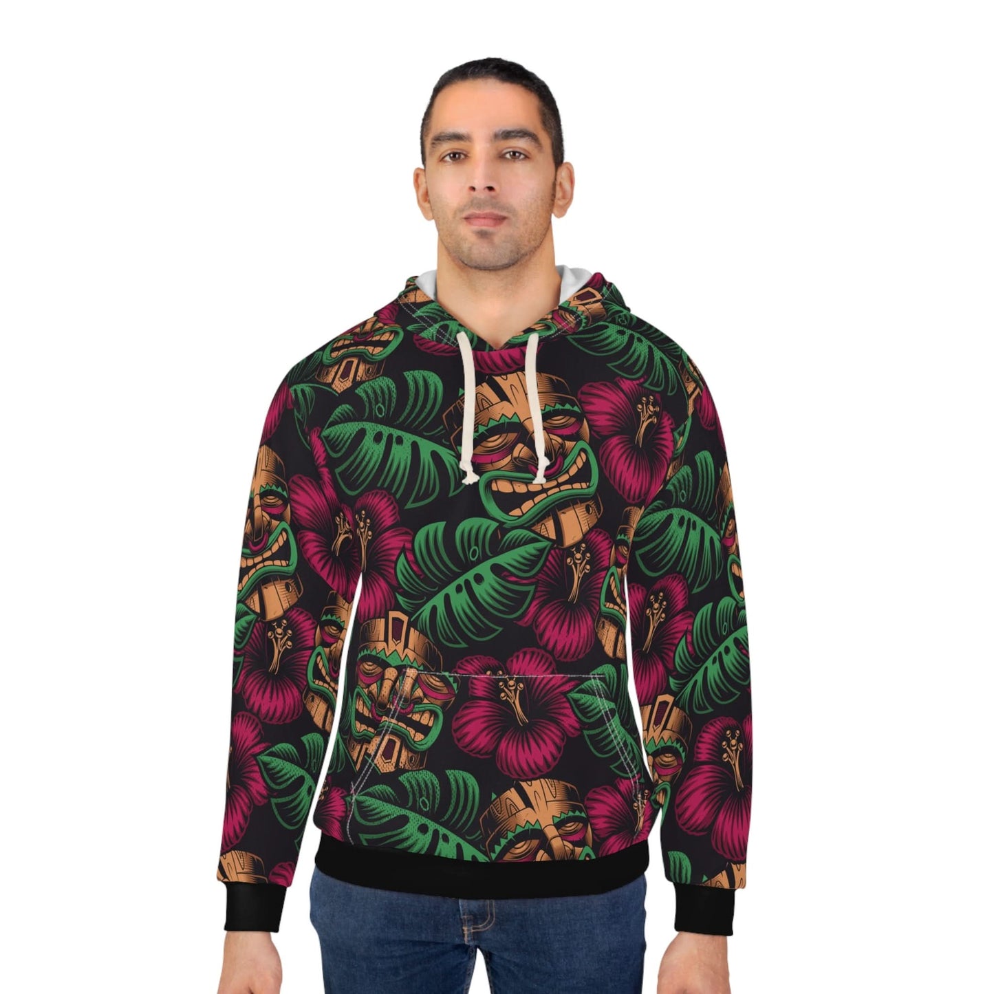 Tiki Mask With Leaf - Mleem