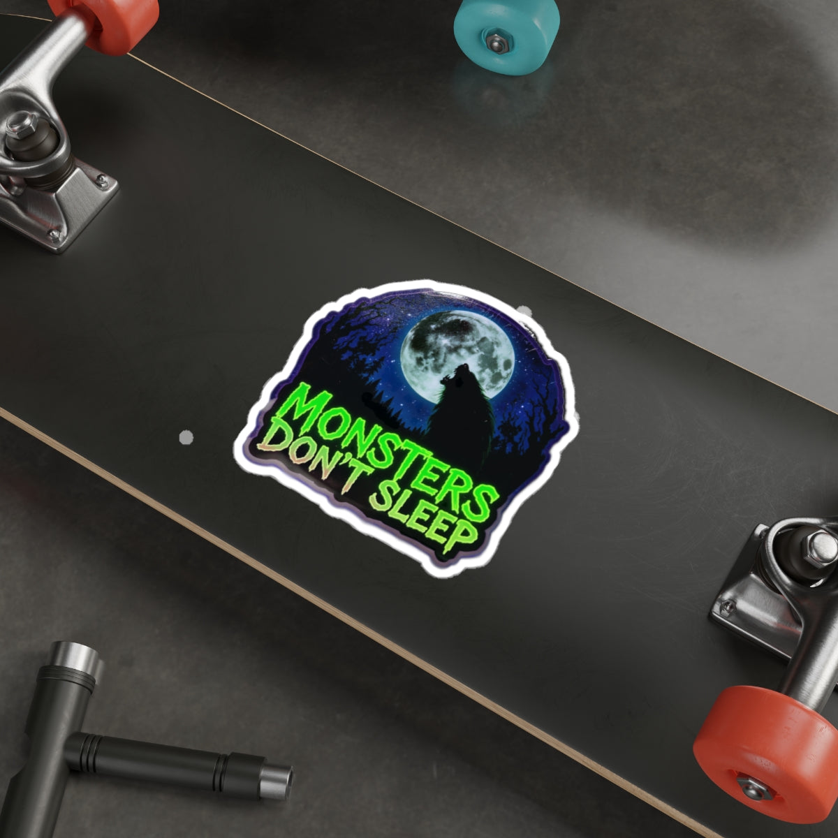 Fun Monster Die-Cut Stickers for Halloween Vibes, Laptop Decor, Gift for Teens, Party Decorations, Spooky Home Accessories