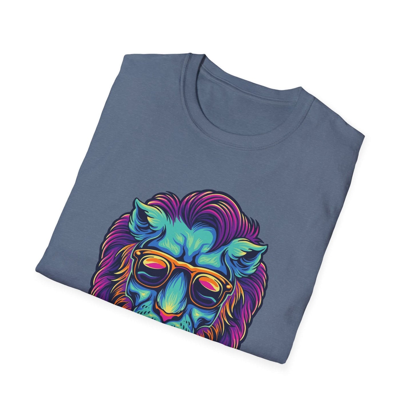 Lion Head with Sunglasses Psychedelic - Mleem