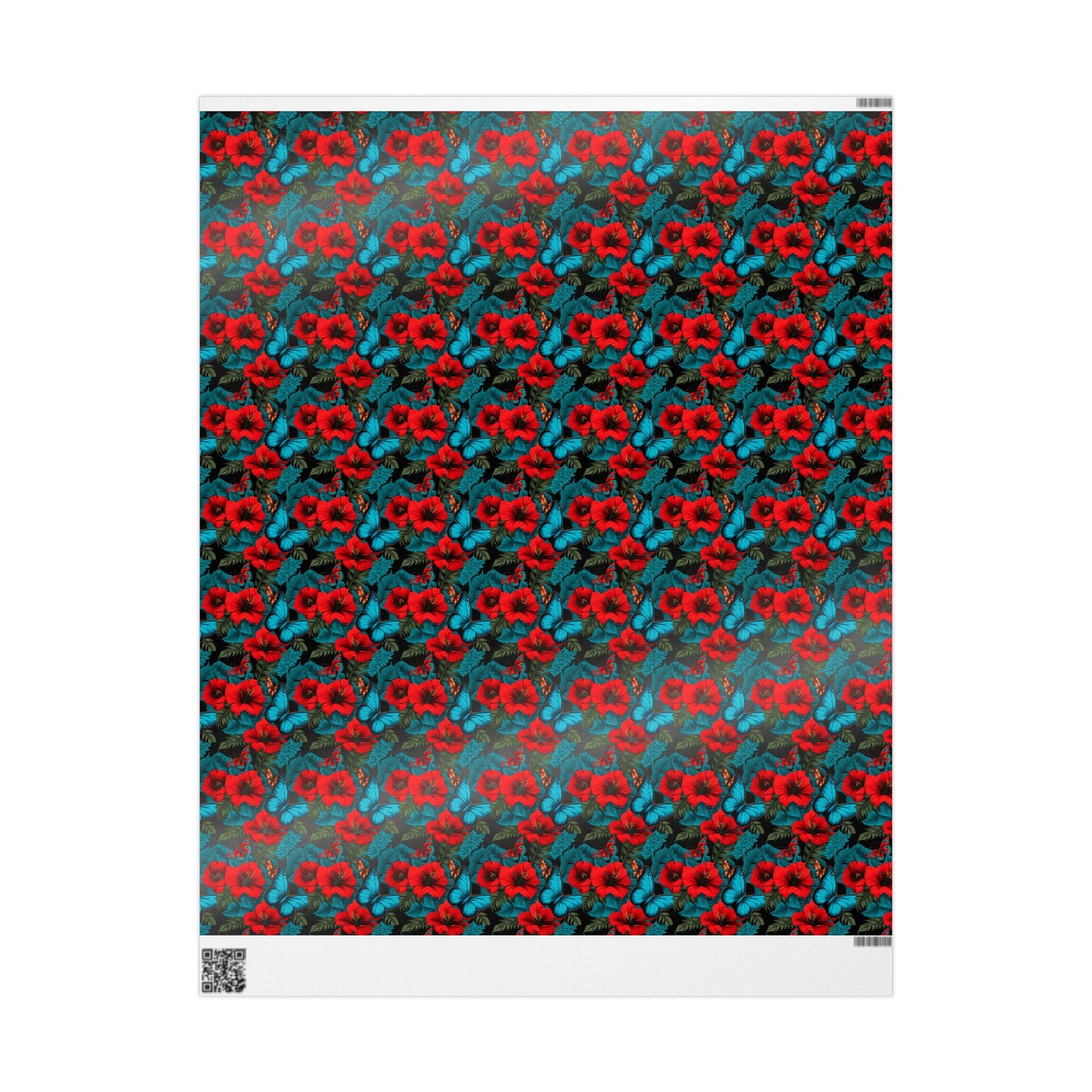 Vibrant Floral Wrapping Paper, Gift Wrap for Birthdays, Holidays, Celebrations, Unique Home Decor, Craft Projects