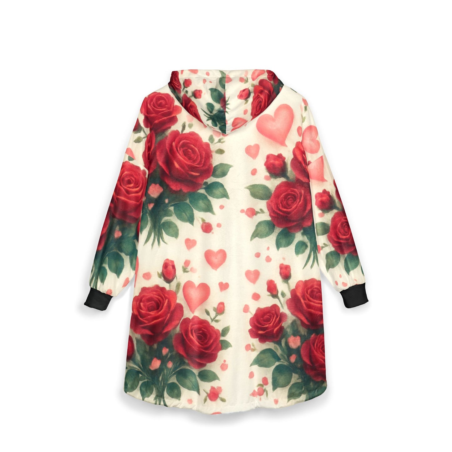 Cozy Floral Hooded Blanket