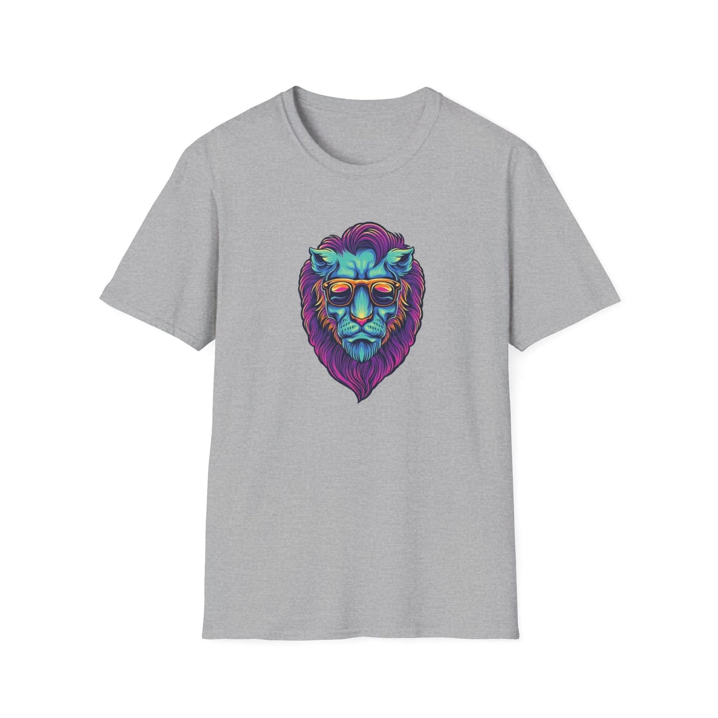 Lion Head with Sunglasses Psychedelic - Mleem