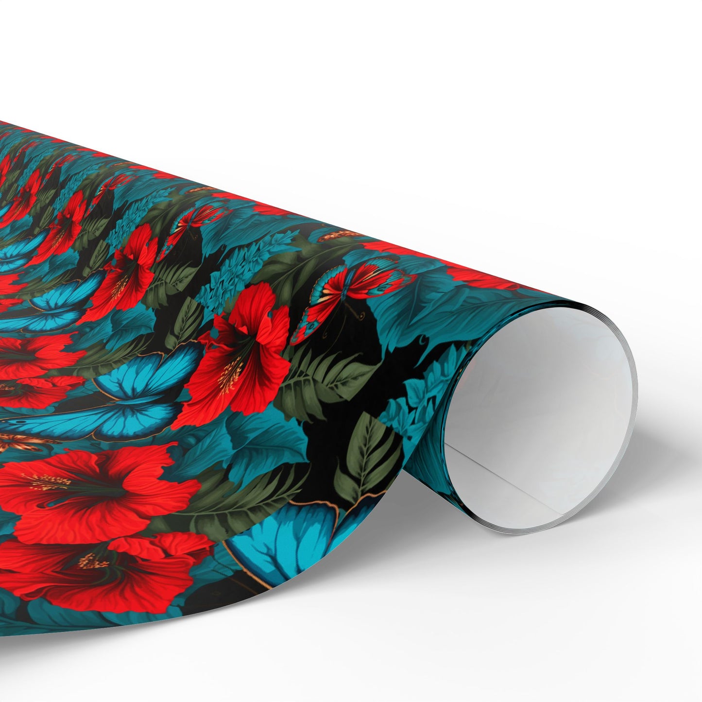 Vibrant Floral Wrapping Paper, Gift Wrap for Birthdays, Holidays, Celebrations, Unique Home Decor, Craft Projects