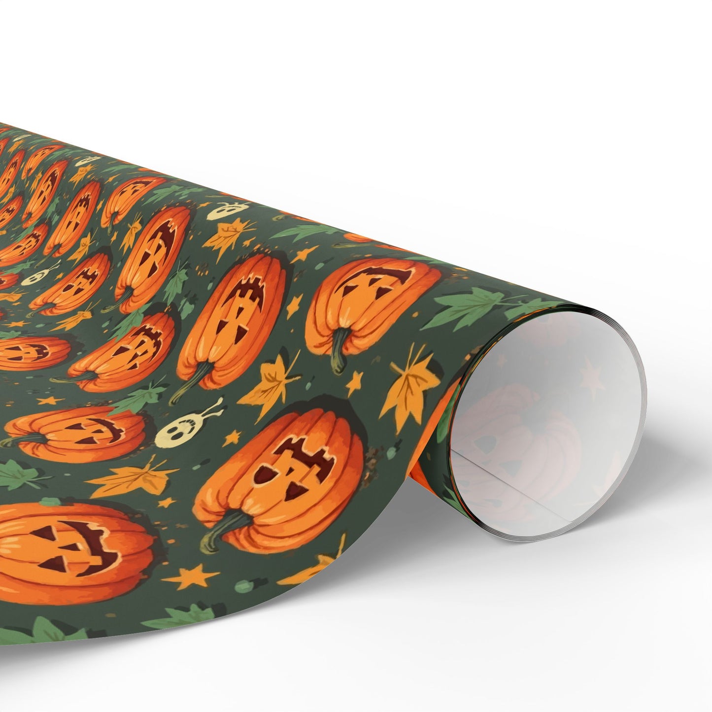 Festive Wrapping Paper Roll, Halloween Gift Wrap, Party Supplies, Fall Celebration, Eco-Friendly Wrapping Paper