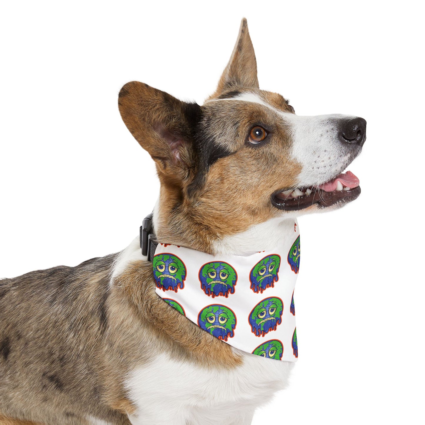 Pet Bandana Collar with Colorful Monster Design - Cute Dog Accessory for Halloween, Pet Costume, Dog Fashion, Dog Party, Puppy Gift