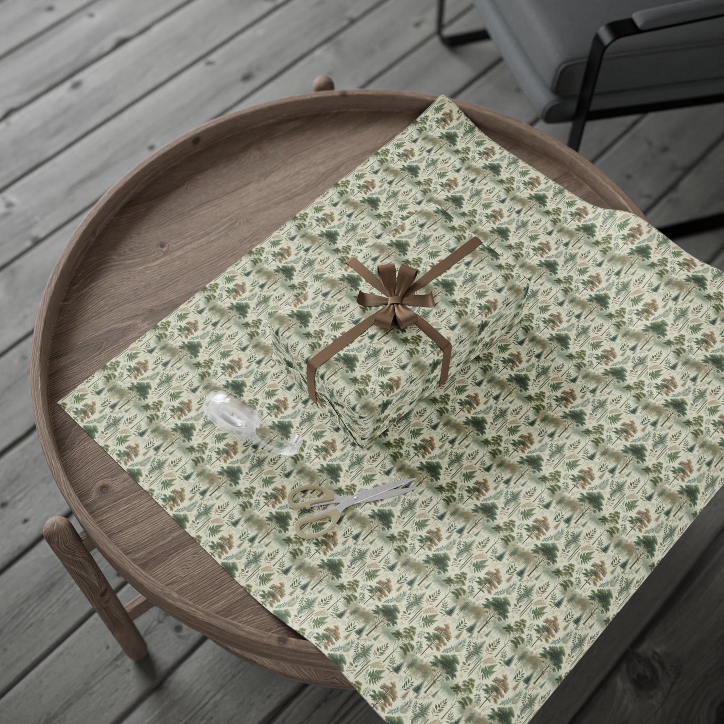 Nature-Inspired Wrapping Paper, Eco-Friendly Gift Wrap, Floral Gift Wrap, Holiday Gift Wrap, Sustainable Wrapping Paper