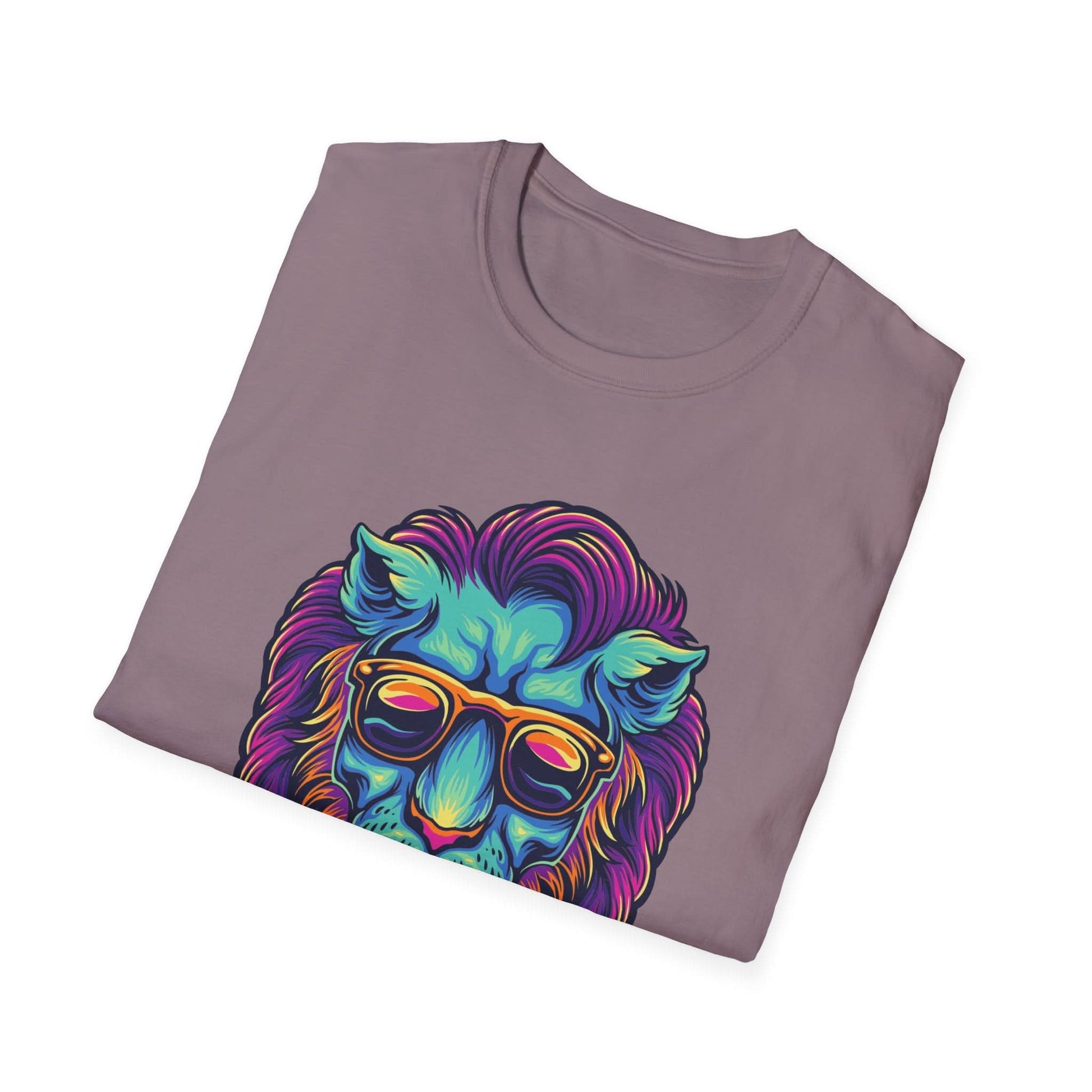 Lion Head with Sunglasses Psychedelic - Mleem