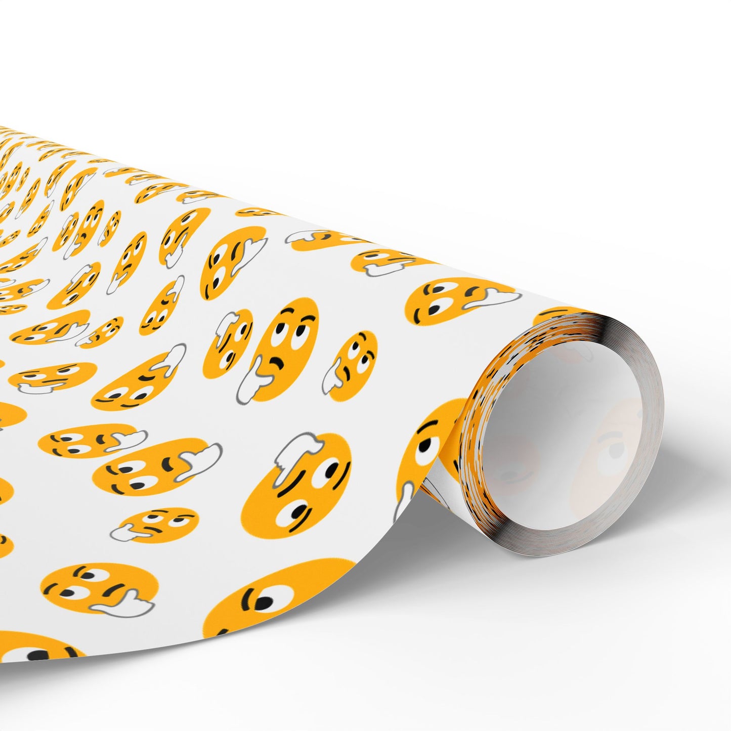Whimsical Wrapping Paper Roll, Gift Wrap for Birthdays, Holidays, Parties, Unique Gift Presentation, Colorful Emoji Design