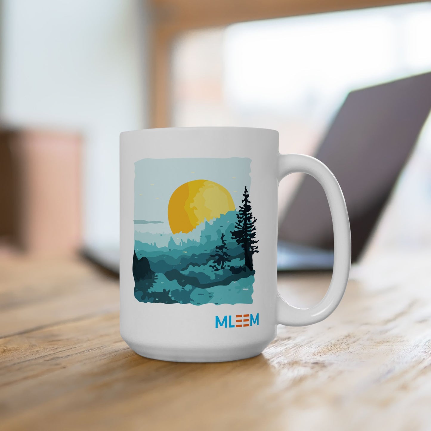 Nature-Inspired Ceramic Mug