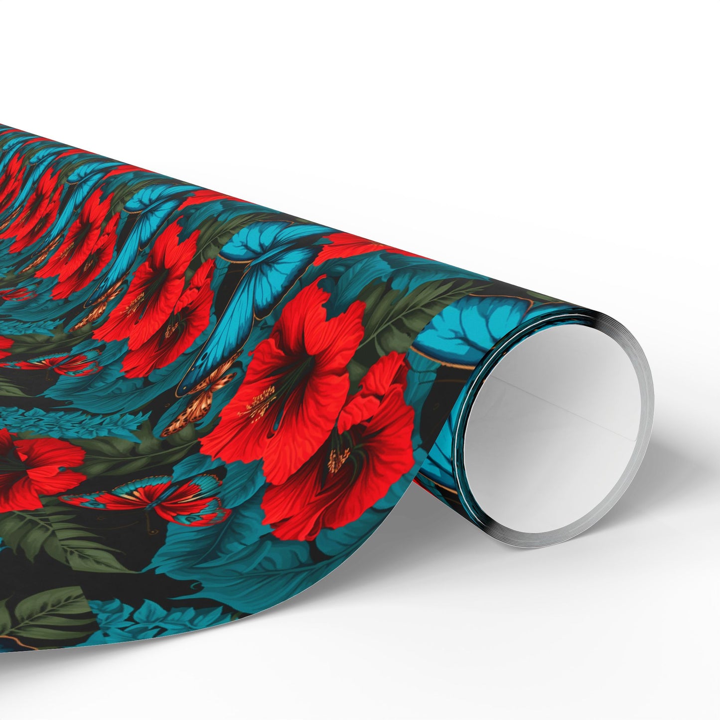 Vibrant Floral Wrapping Paper, Gift Wrap for Birthdays, Holidays, Celebrations, Unique Home Decor, Craft Projects