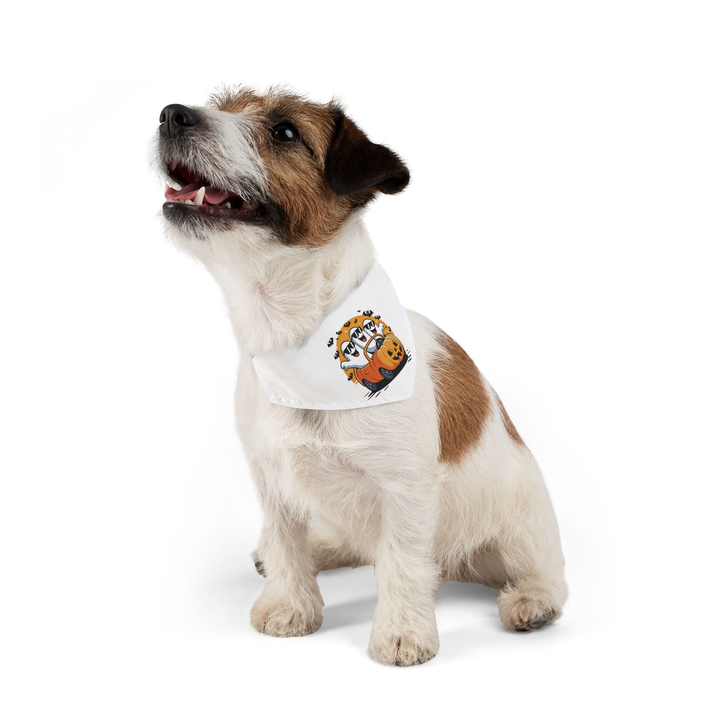 Halloween Pet Bandana, Cute Dog Scarf for Fall, Adjustable Pet Accessory for Halloween Parties, Dog Costume, Holiday Gift