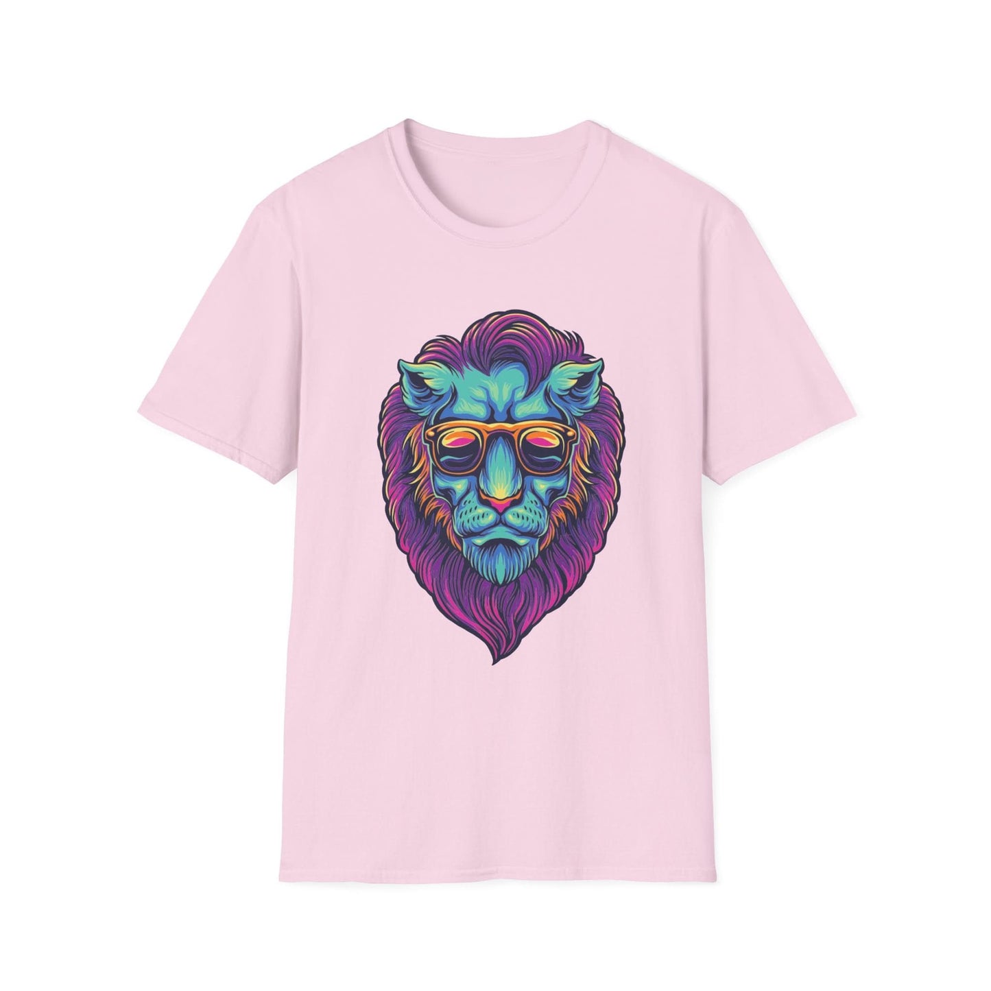 Lion Head with Sunglasses Psychedelic - Mleem