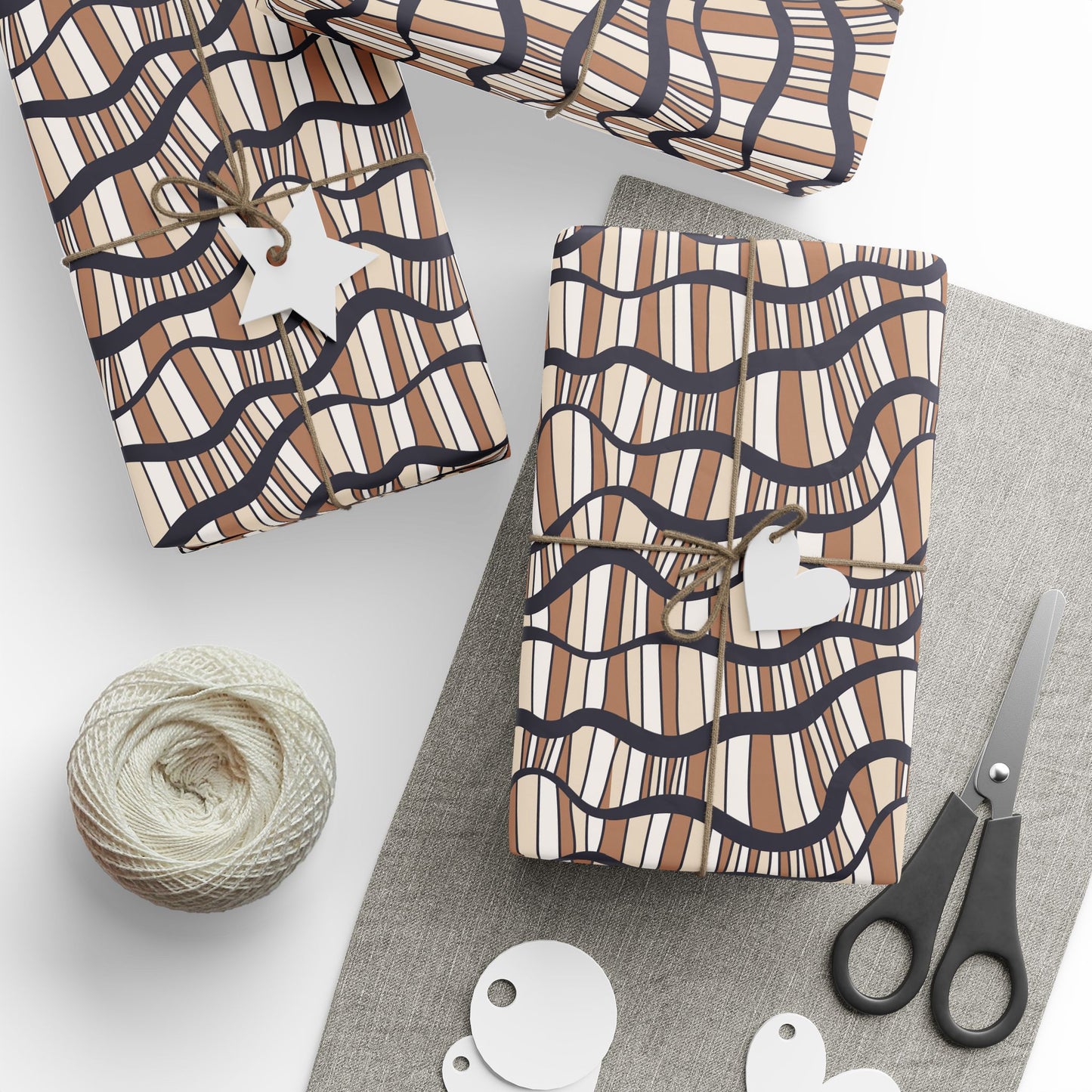 Stylish Wrapping Paper Roll for Gifts, Modern Gift Wrap, Eco-Friendly Wrapping, Holiday Decor, Birthday & Special Occasions