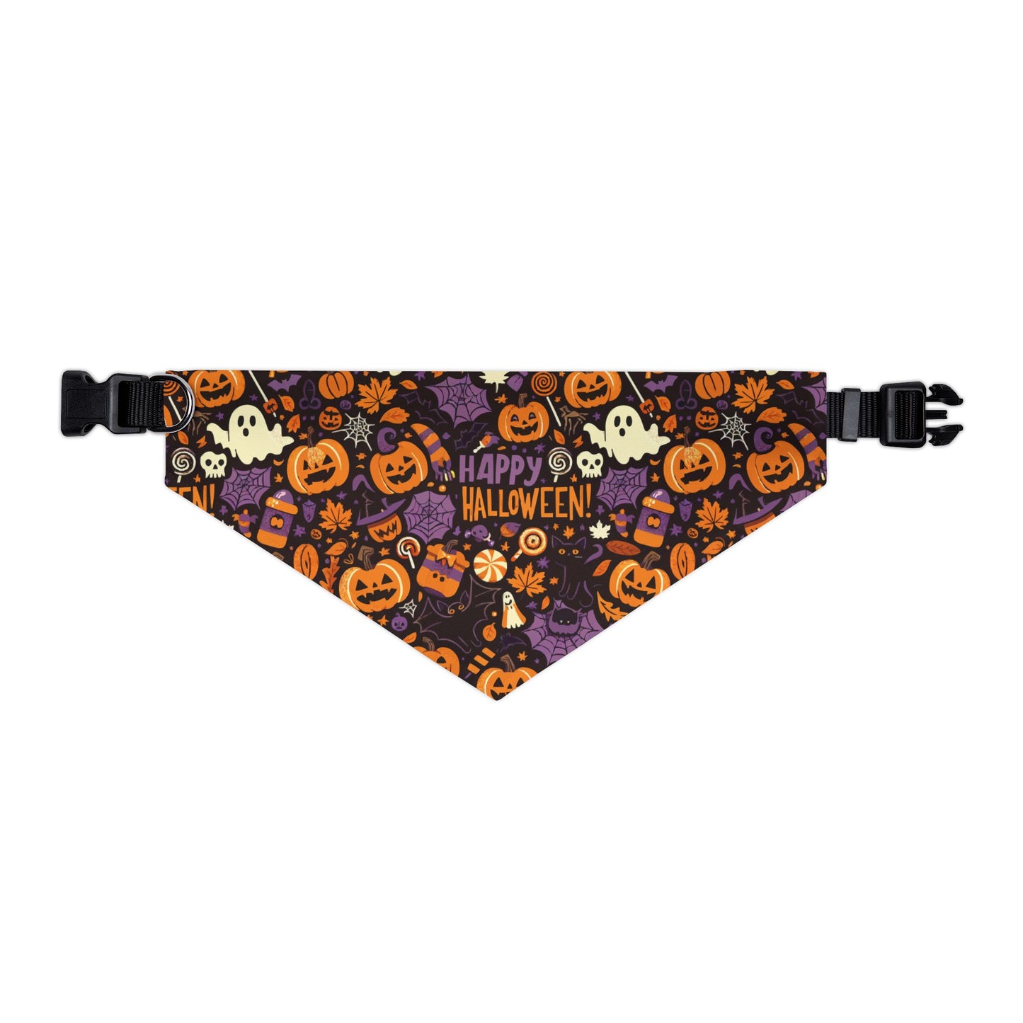 Halloween Pet Bandana Collar - Festive Dog Accessories for Spooky Season, Pet Costume, Fall Festivity Gear, Cute Dog Fashion