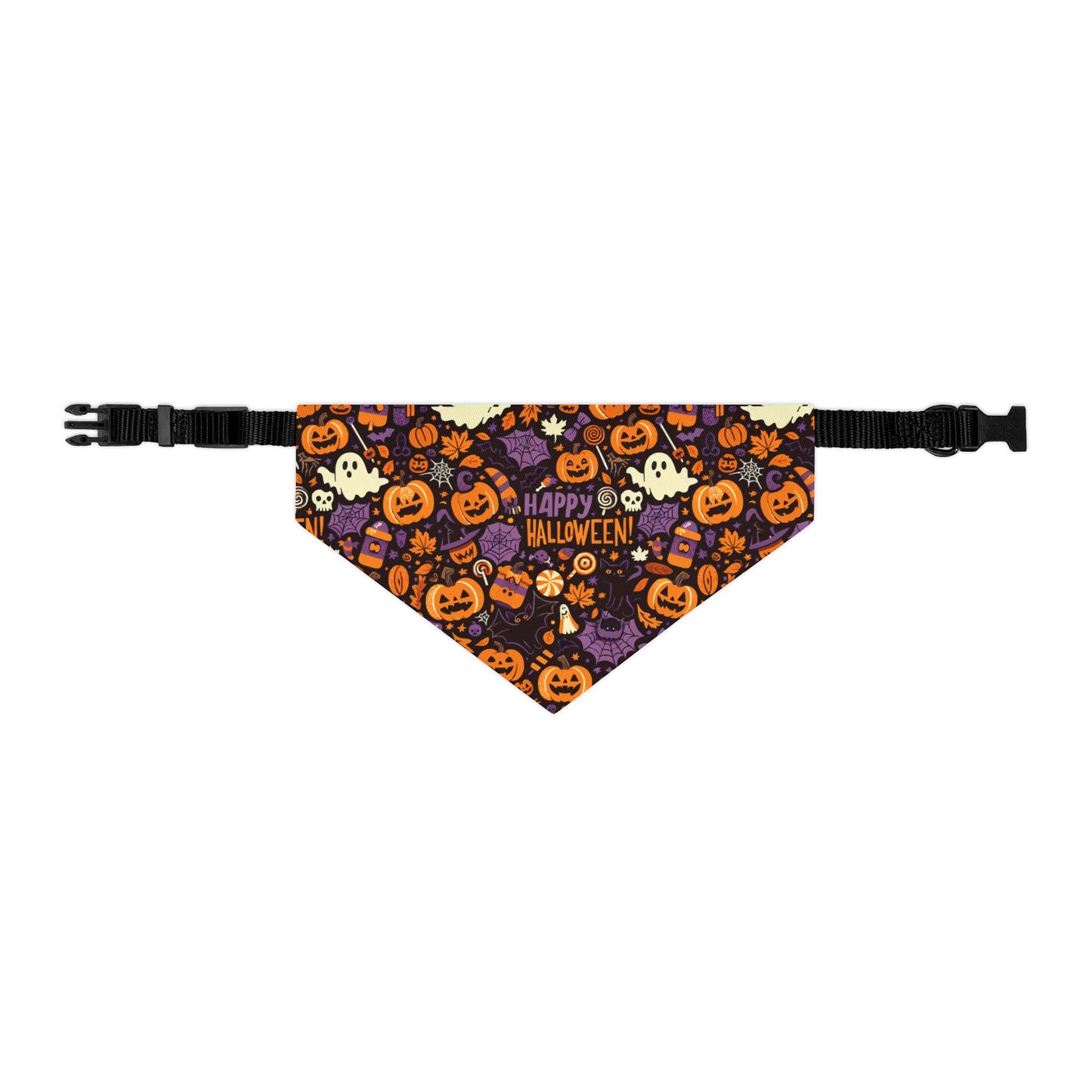 Halloween Pet Bandana Collar - Festive Dog Accessories for Spooky Season, Pet Costume, Fall Festivity Gear, Cute Dog Fashion
