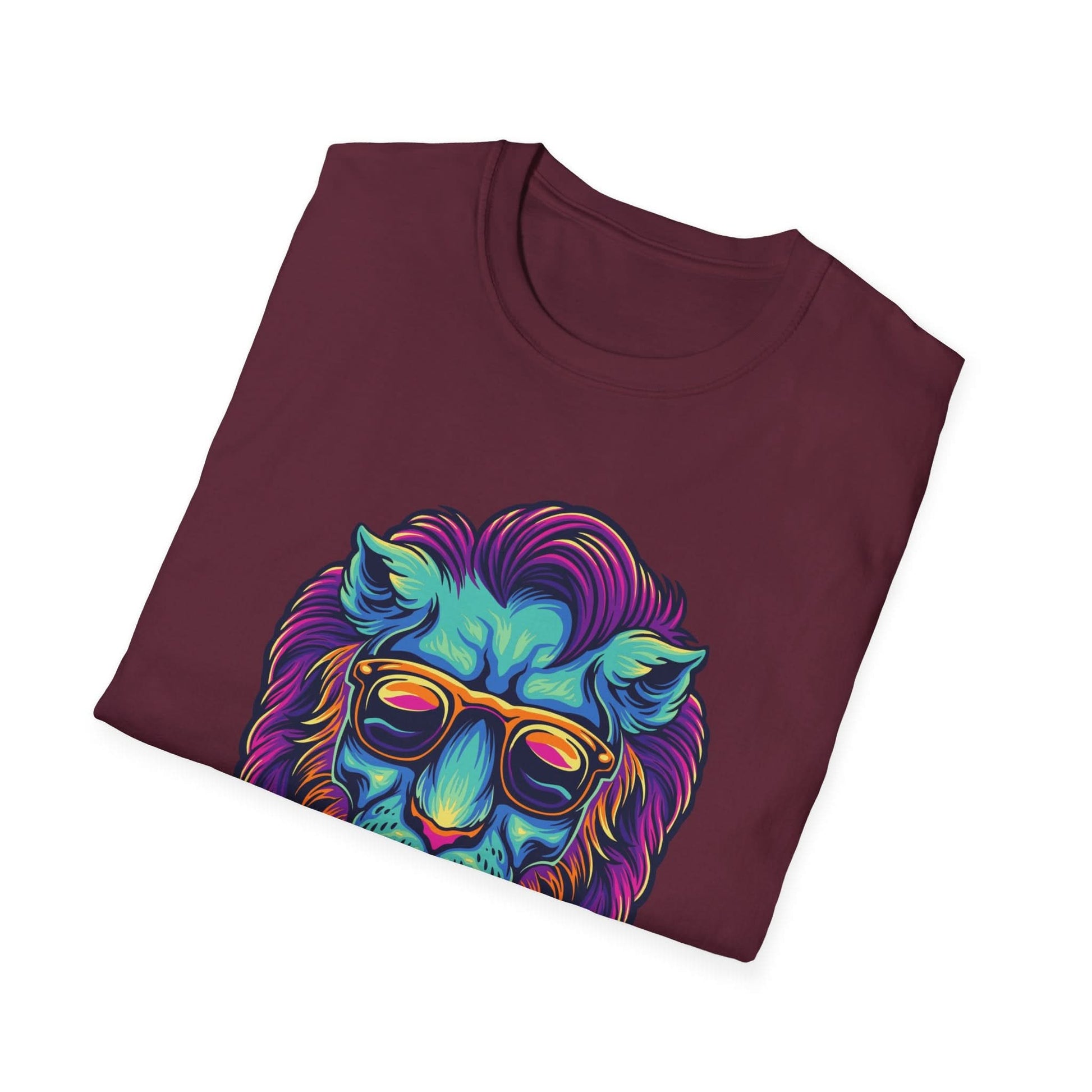 Lion Head with Sunglasses Psychedelic - Mleem