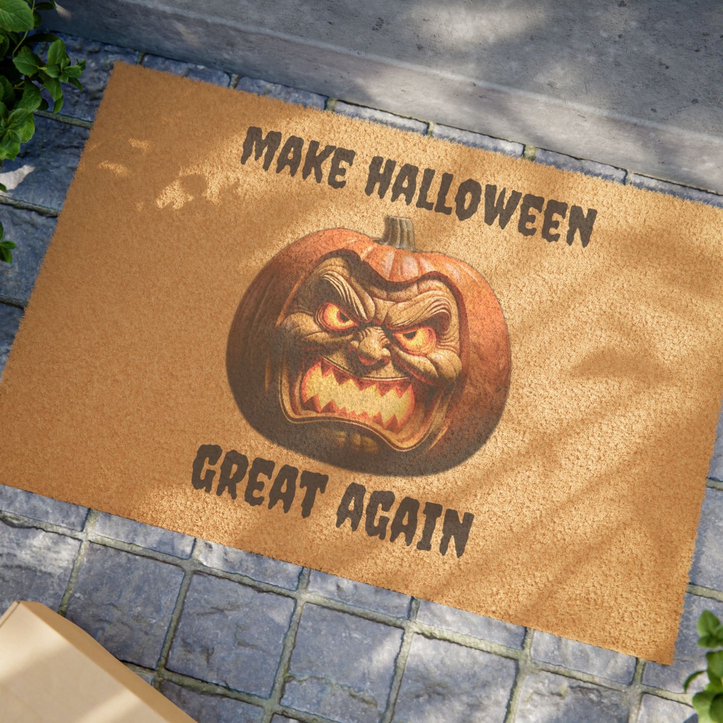 Halloween Doormat | Make Halloween Great Again | Spooky Welcome Mat, Fall Decor, Halloween Decor, Seasonal Home Decor, Porch Mat