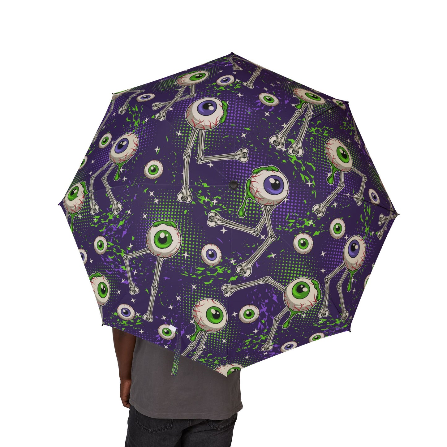 Eccentric Eyeball Umbrella - Unique, Quirky Rain Gear for All Occasions, Gifts, Rainy Day Essentials, Novelty Accessories