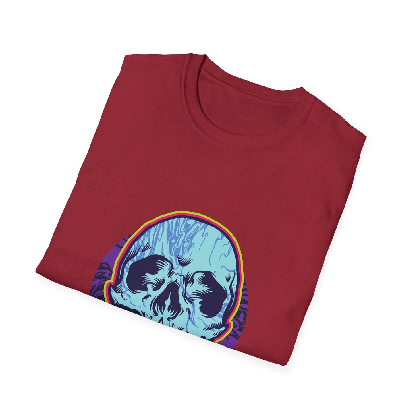 Psychedelic Head Skull Bones - Mleem