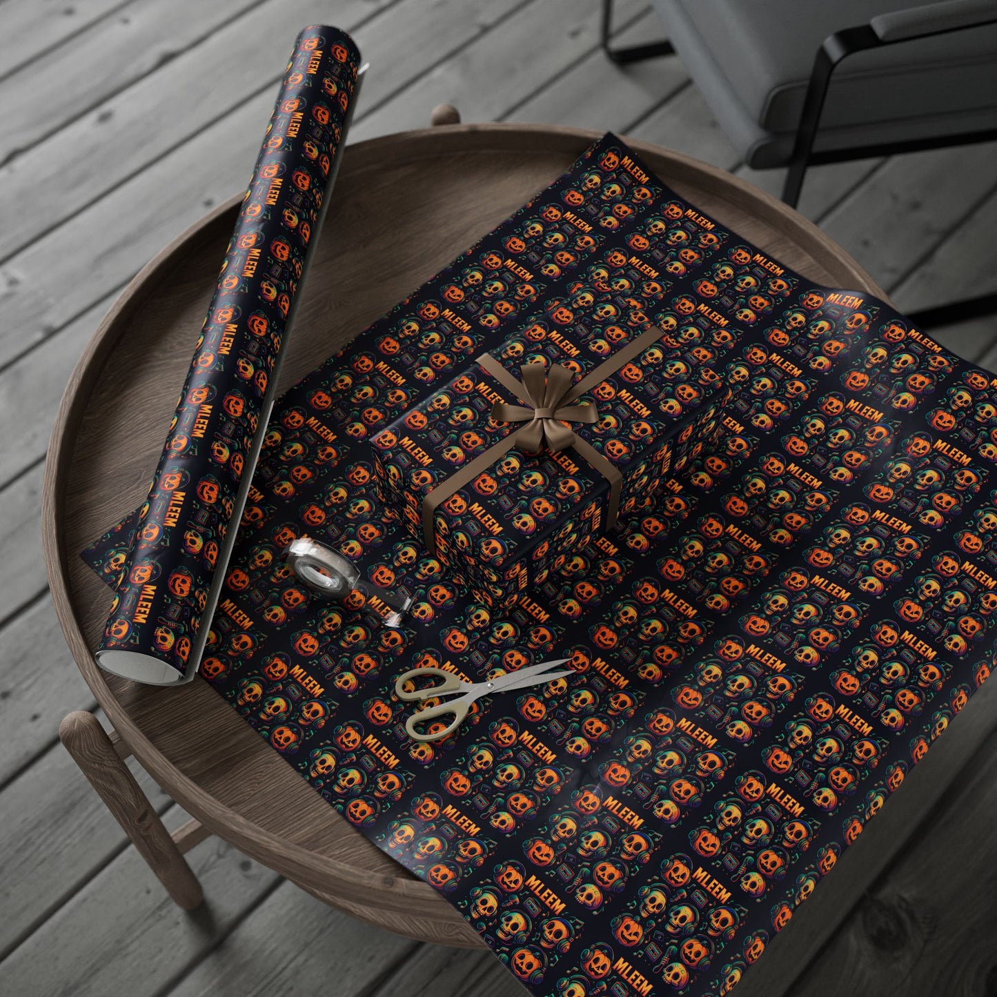 Festive Wrapping Paper, Unique Gift Wrap, Holiday Wrapping, Birthday Wrap, Eco-Friendly Paper, Halloween Gift Wrap