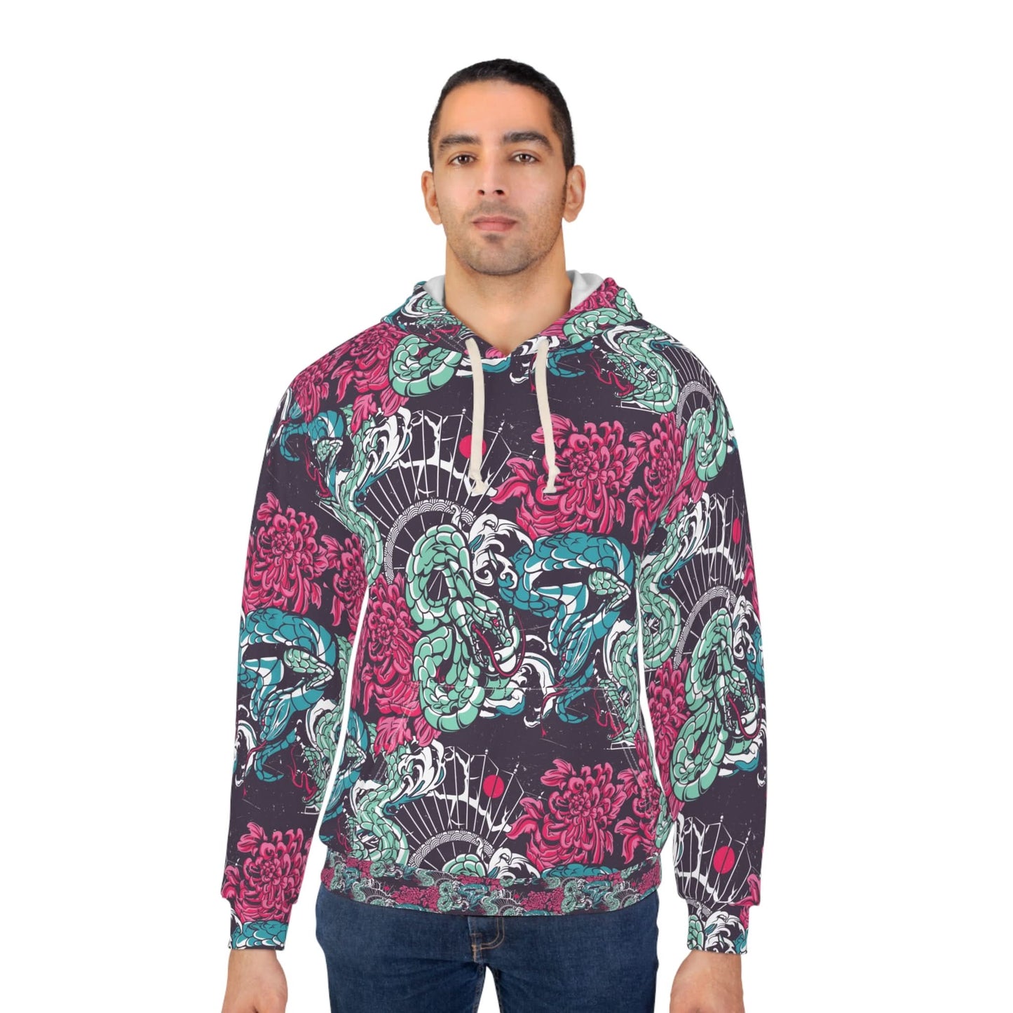 Colorful Seamless Snakes Illustration - Mleem