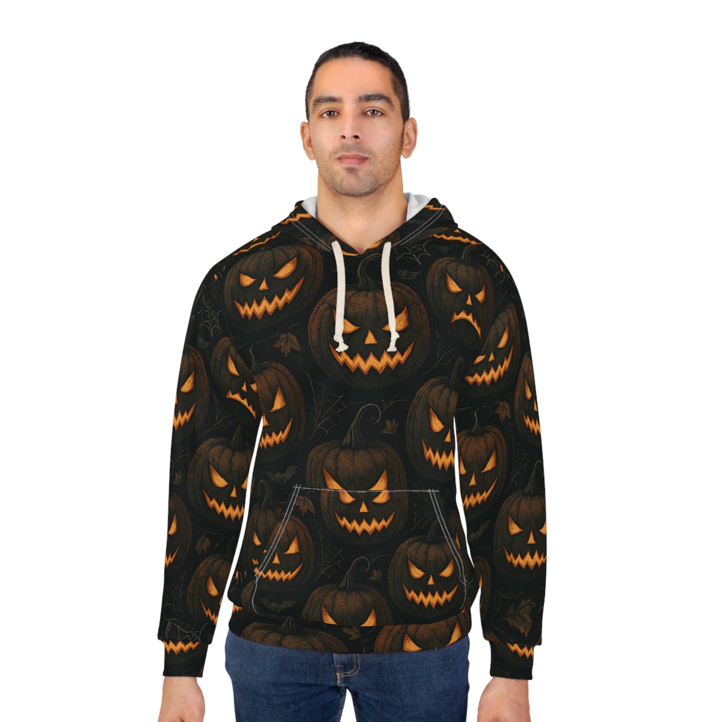 Halloween Pumpkin Unisex Pullover Hoodie