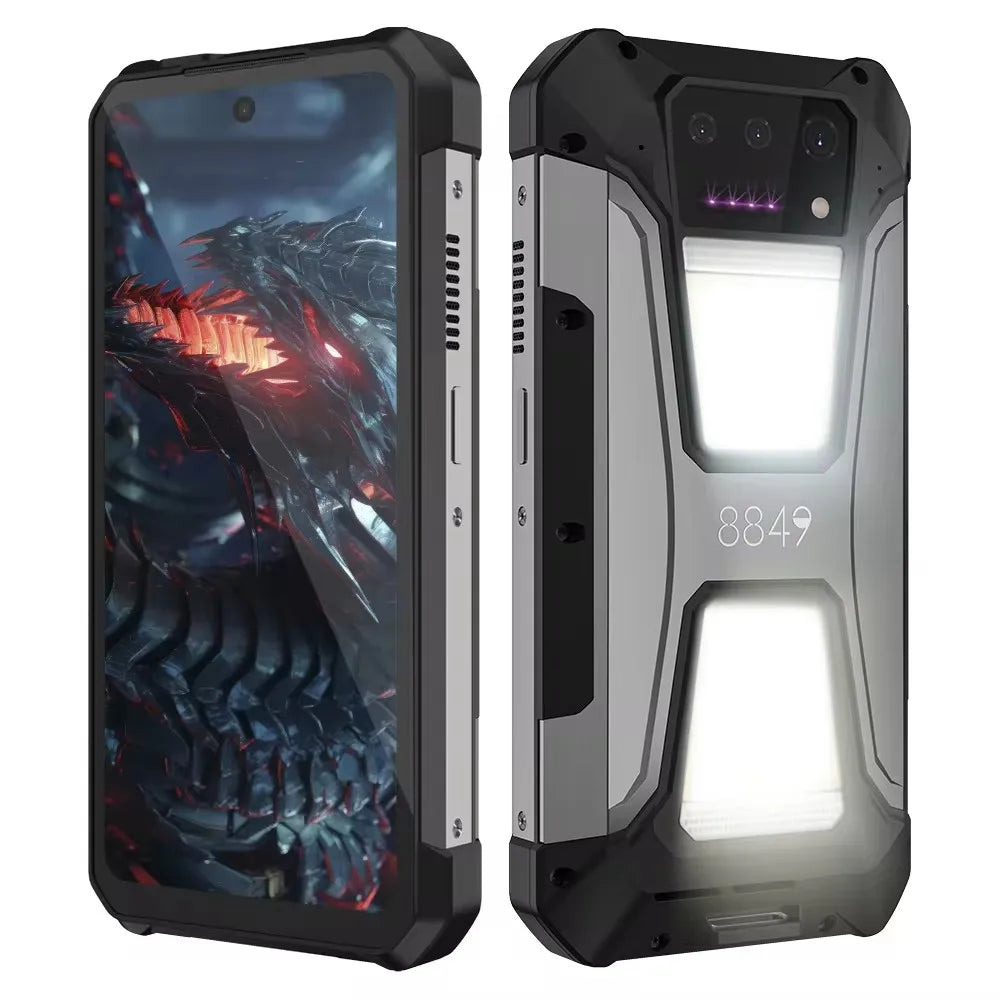 8849 Tank 2 PRO Projector Rugged Smartphone Android 2.4K 24GB 512GB 100MP Camera 23800mAh 120W Dual Sim OTG Phone - Mleem