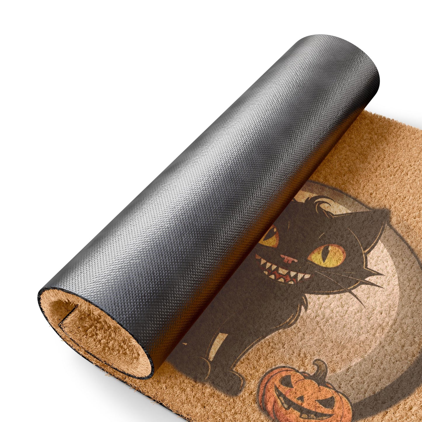 Halloween Cat Doormat, Spooky Home Decor, Fall Welcome Mat, Cat Lover Gift, Funny Door Mat, Autumn Decor