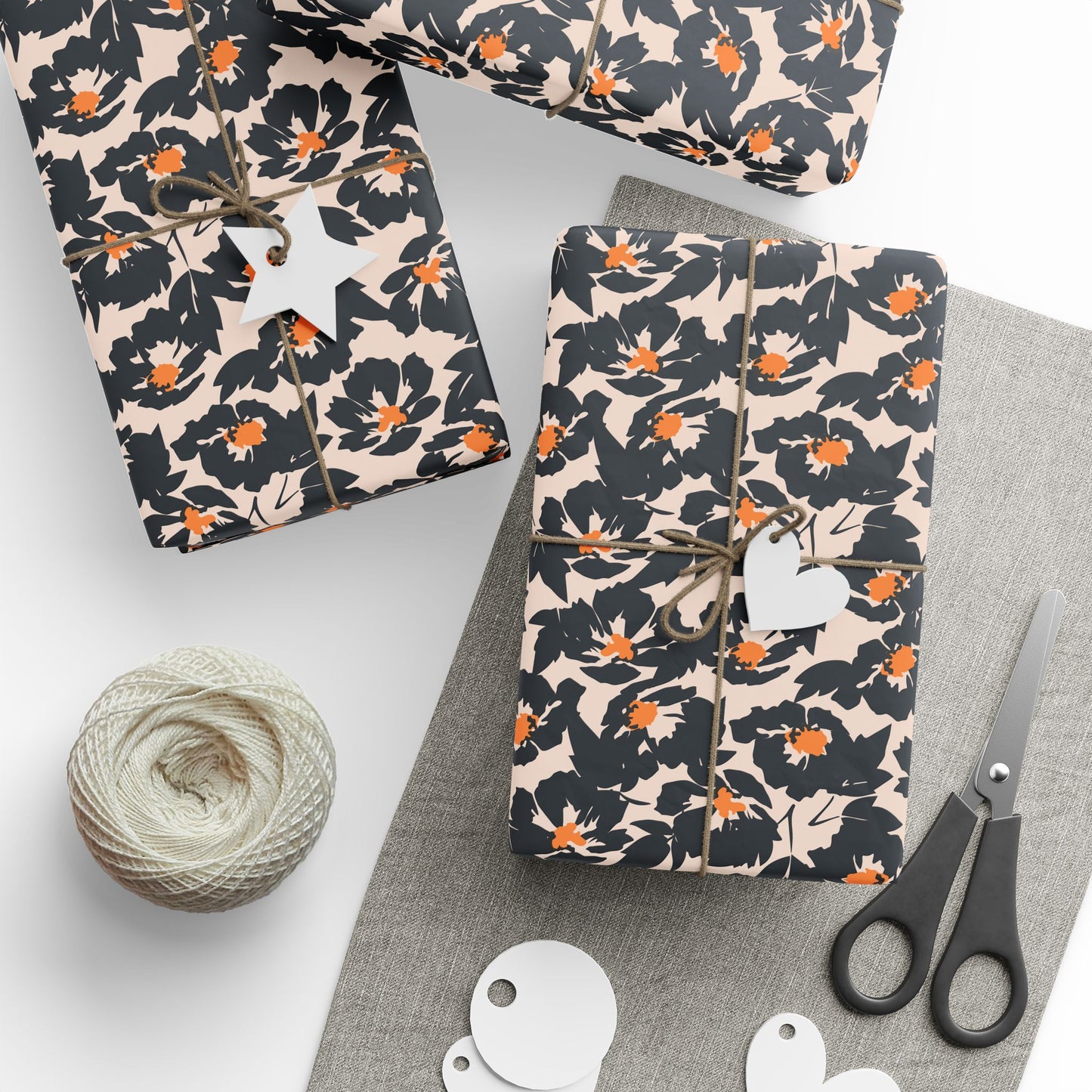 Beautiful Floral Wrapping Papers for Special Gifts, Eco-Friendly Gift Wrap, Birthday, Holiday, Shower, or Any Occasion