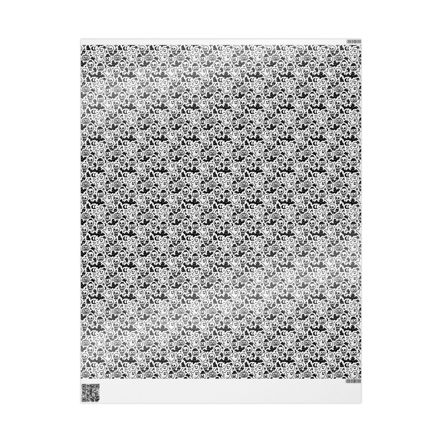 Stylish Wrapping Paper for Unique Gifts, Skull Print Gift Wrap, Halloween Party Supplies, Eco-Friendly Gift Wrapping, Home Decor Accent