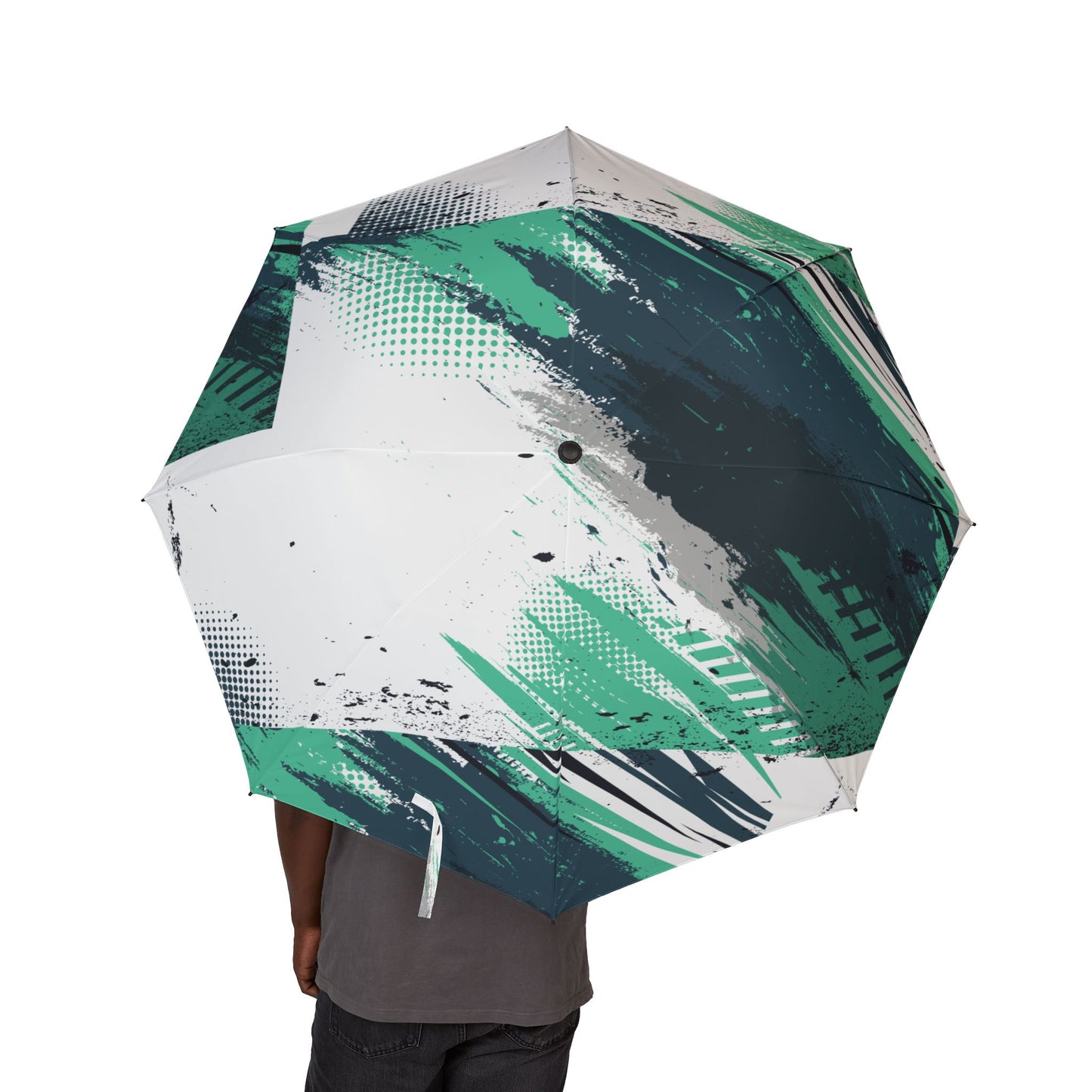 Chic Foldable Umbrella | Water-Resistant Travel Umbrella, Stylish Compact Umbrella for Rainy Days, Unique Gift Idea for Her
