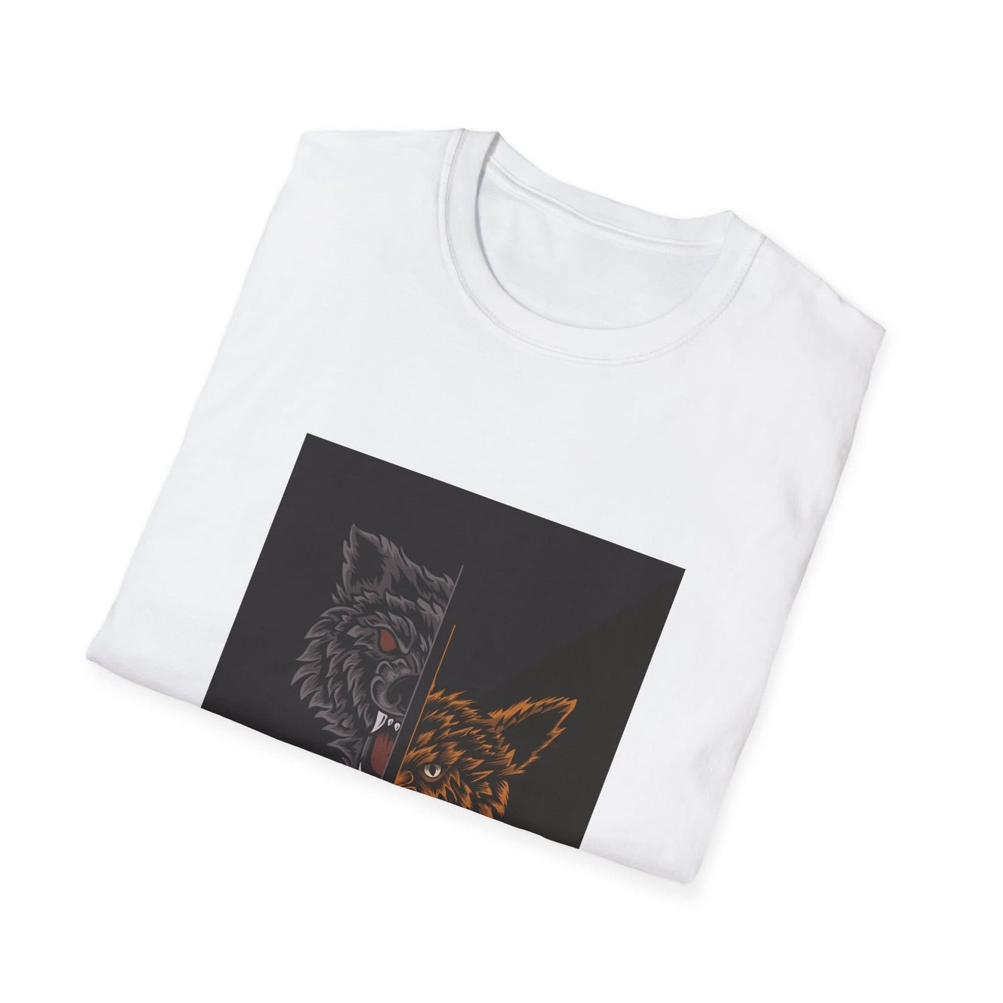 Angry Wolf Head Two Style - Mleem