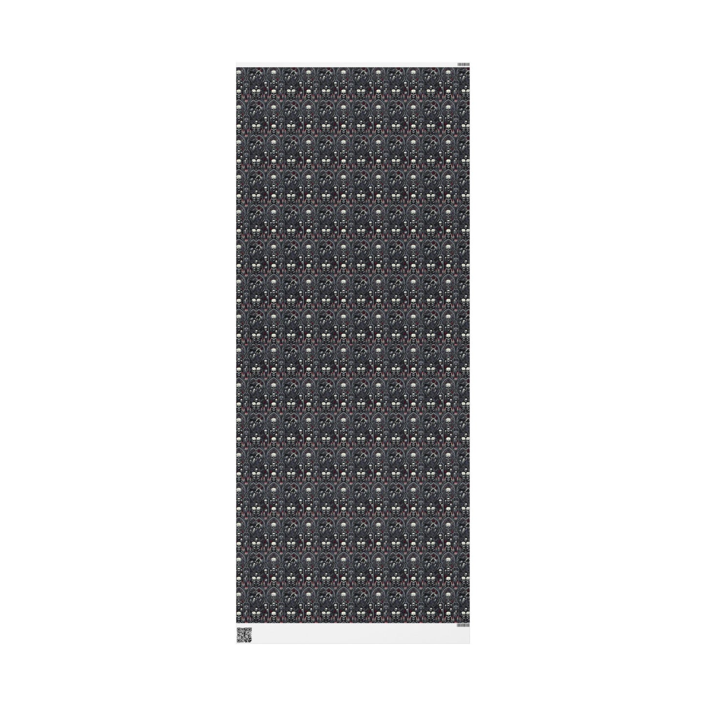 Gothic Skull Wrapping Paper - Unique Gift Wrap for Halloween, Birthdays, Parties, Celebrations, Occasions