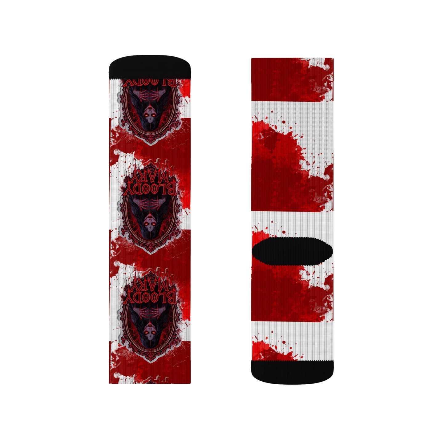 Unique Sublimation Socks, Stylish Crew Socks, Custom Design Socks, Gift for Her, Statement Socks, Trendy Fashion Socks