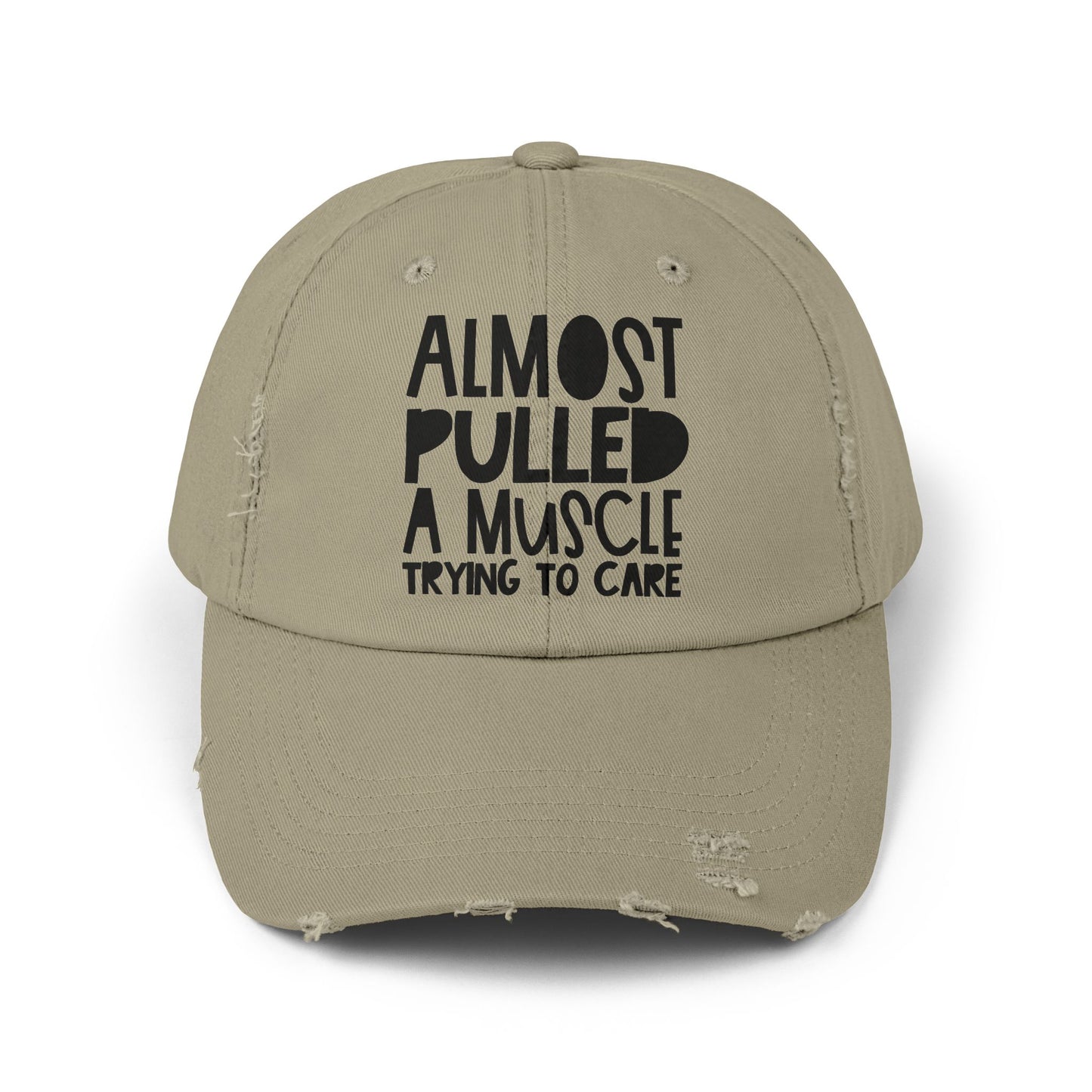 Funny Unisex Distressed Cap, Humorous Hat for Cake Lovers, Gift for Bakers, Casual Everyday Wear, Birthday or Cooking Party