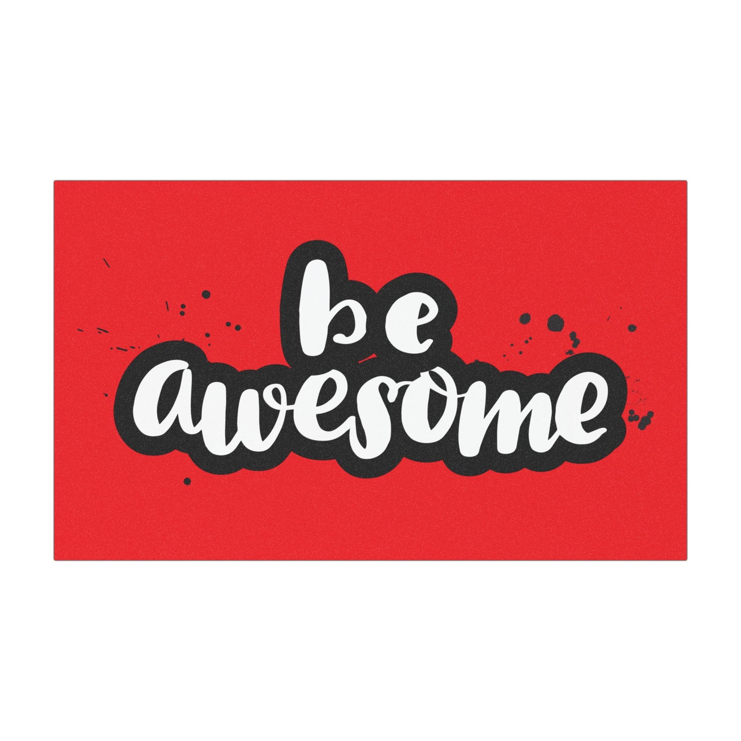 Be Awesome Car Magnet - Fun Auto Decor, Inspirational Quote, Gift for Friends, Motivational Accessories, Car Décor