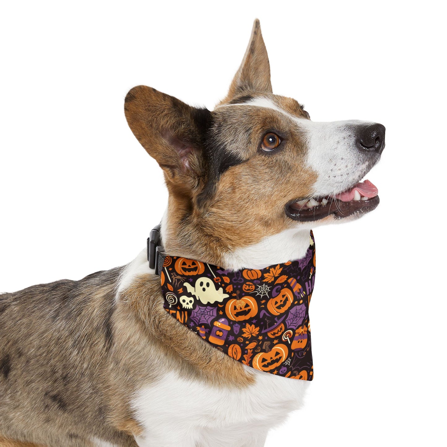 Halloween Pet Bandana Collar - Festive Dog Accessories for Spooky Season, Pet Costume, Fall Festivity Gear, Cute Dog Fashion