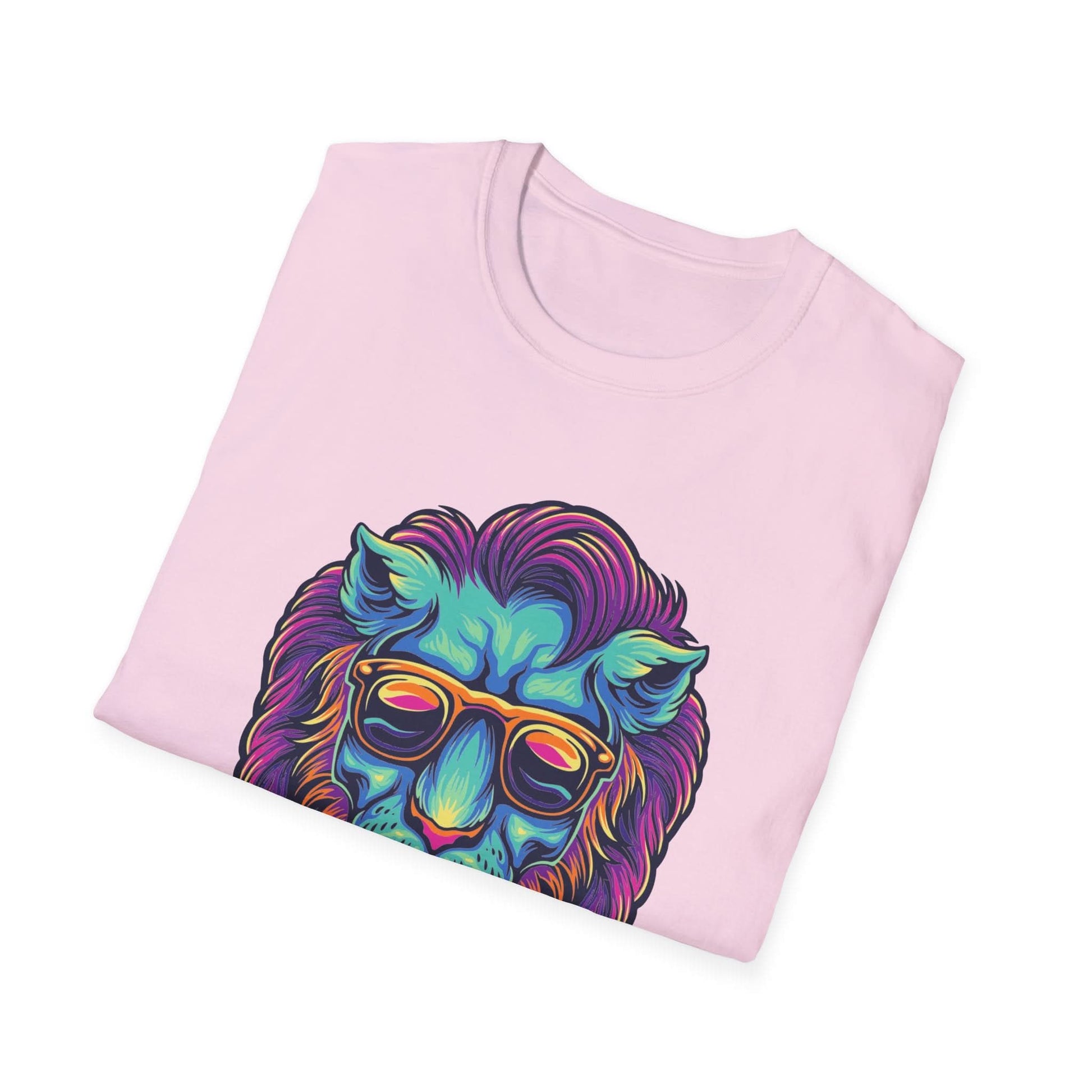 Lion Head with Sunglasses Psychedelic - Mleem