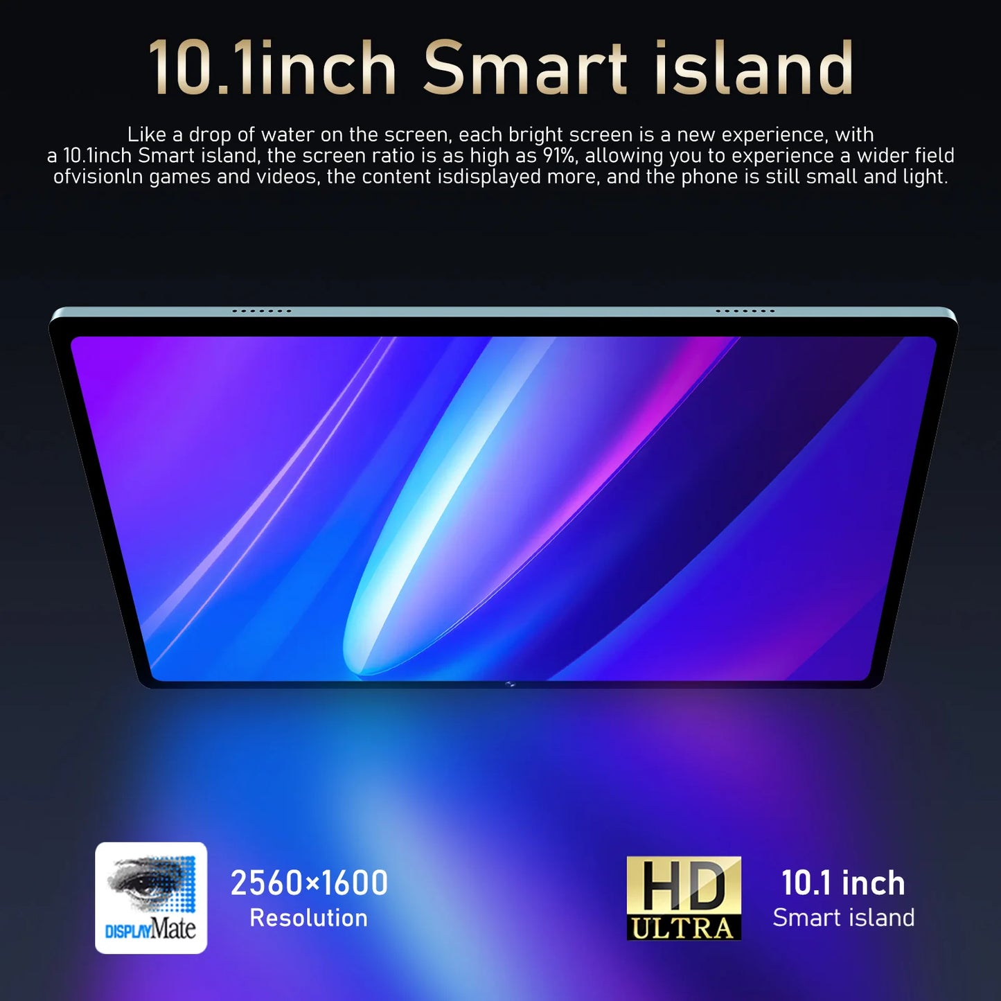 Original Pad 6S Pro tablet 10.1 inch Android 14 Snapdragon888 10 Core 16GB+1024GB 10000mah 5G Dual SIM WIFI HD Full Screen