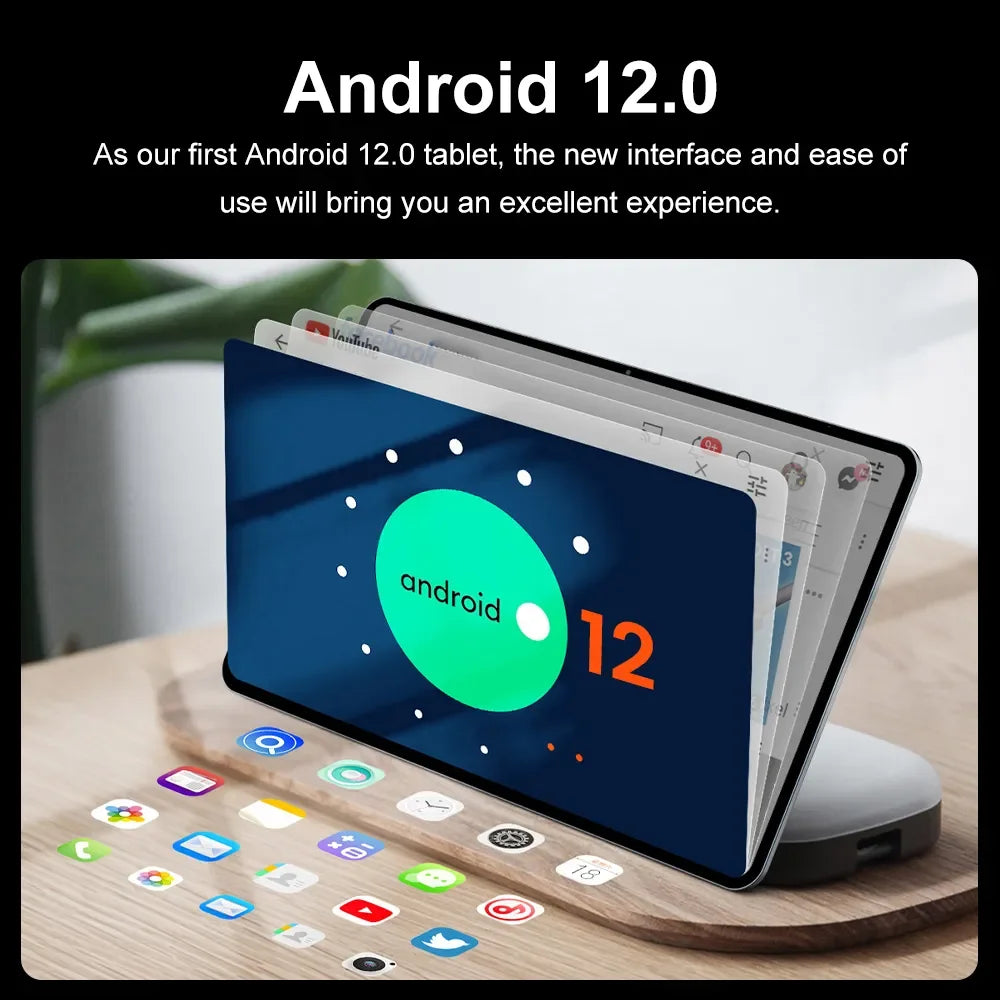 New Global Pad 6 Pro HD Screen 11.6-inch Tablet Snapdragon 870 Android 12 10000mAh 16GB+1TB tablette PC 5G Dual SIM Card Or WIFI - Mleem
