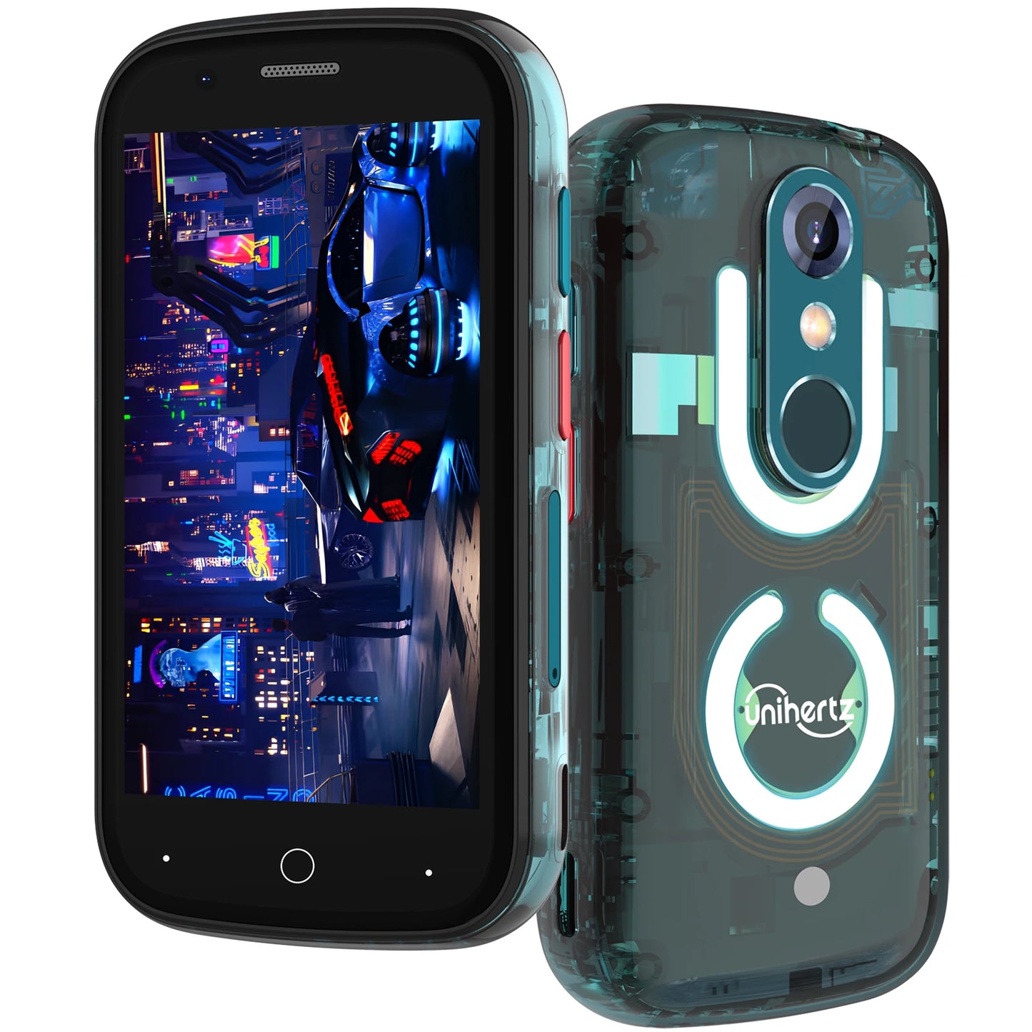 Unihertz Jelly Star Mini Smartphone 8GB 256GB Led Light Unlocked Transparent Backshell Cellphones For Spare Phone - Mleem