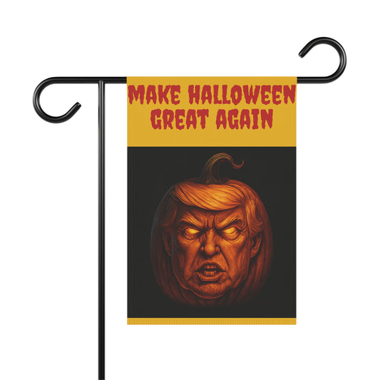 Halloween Garden Banner, Spooky Lawn Decoration, Outdoor Fall Decor, Make Halloween Great Again, Seasonal House Flag, Party Yard Sign