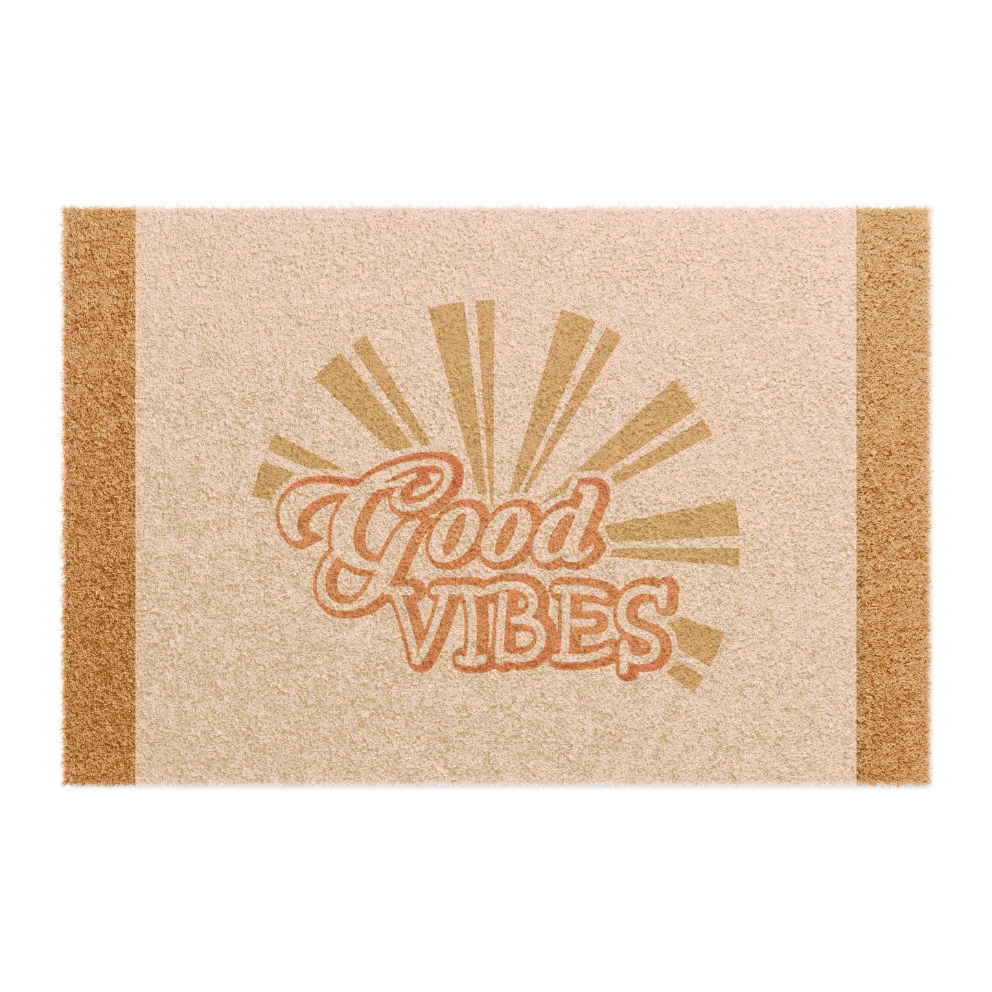 Good Vibes Doormat - Cheerful Entryway Decor, Homewarming Gift, Housewarming Essential, Boho Style, Welcome Mat