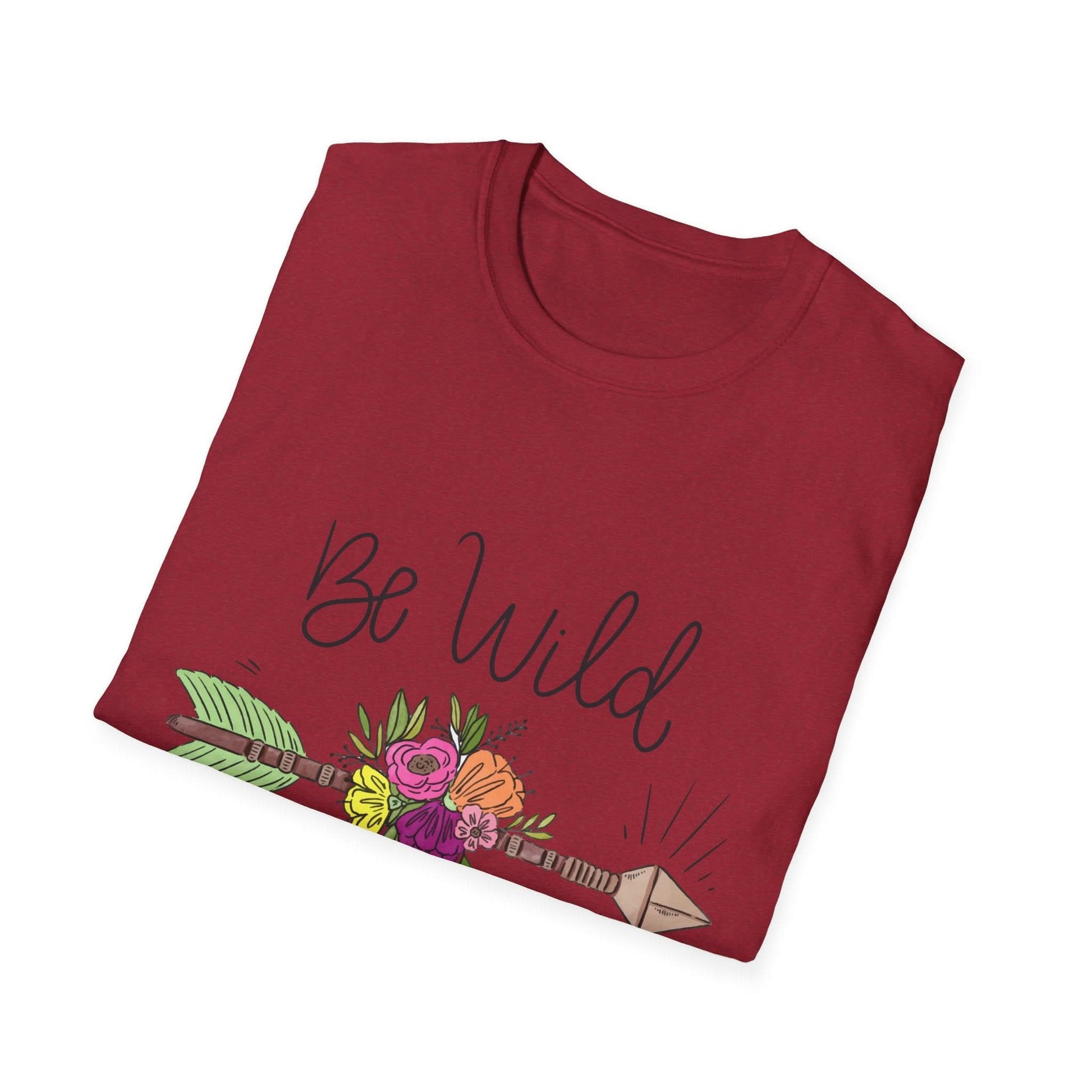 Be Wild Be Brave Flower Arrow - Mleem