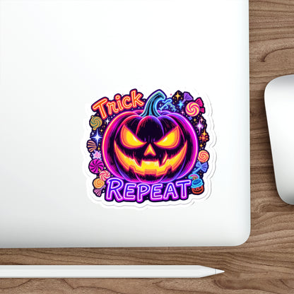 Halloween Die-Cut Stickers for Fun, Trick or Treat Decor, Party Favors, Kids' Gifts, Laptop Decals